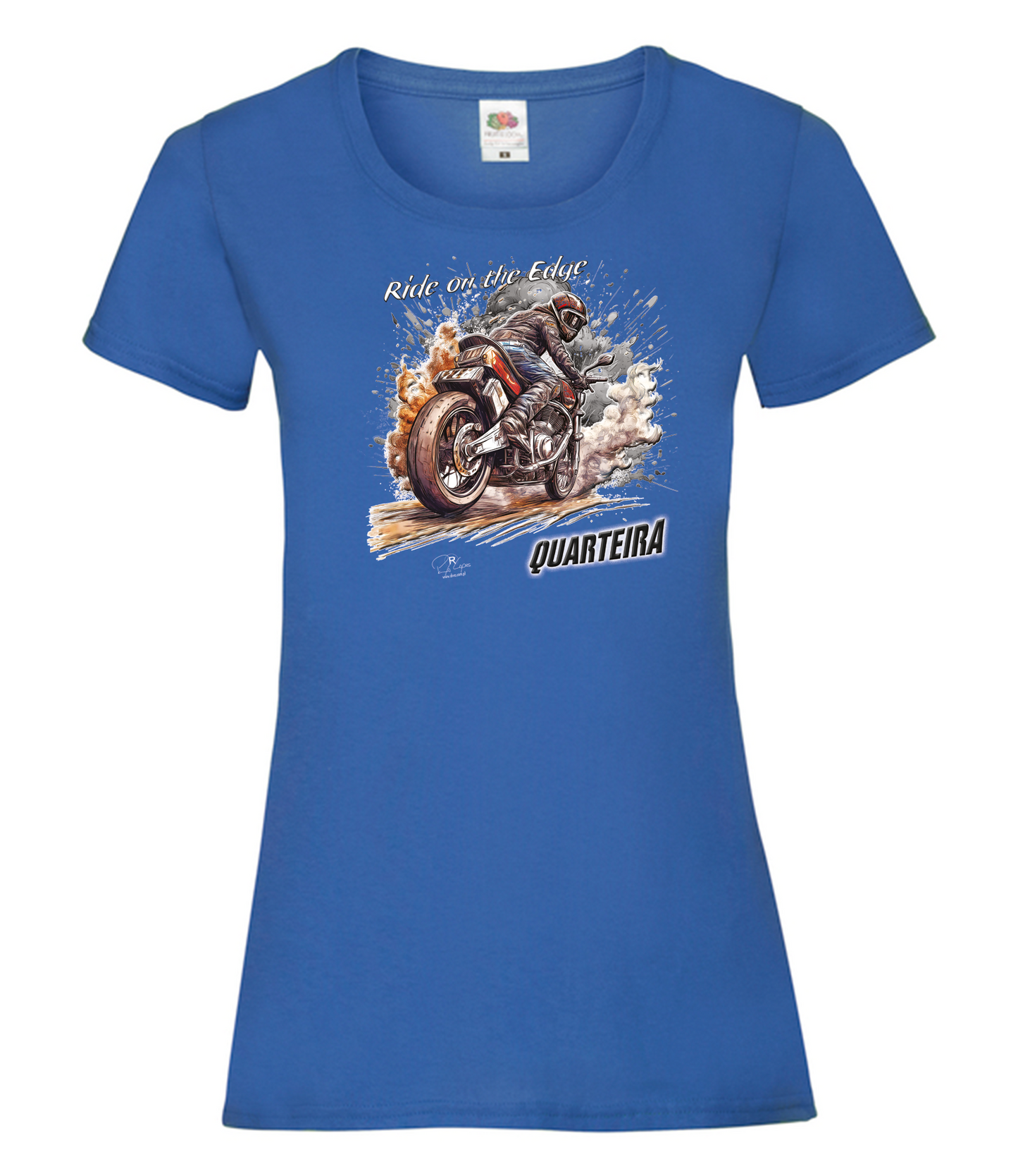 T-shirt Senhora Ride on the Edge Quarteira