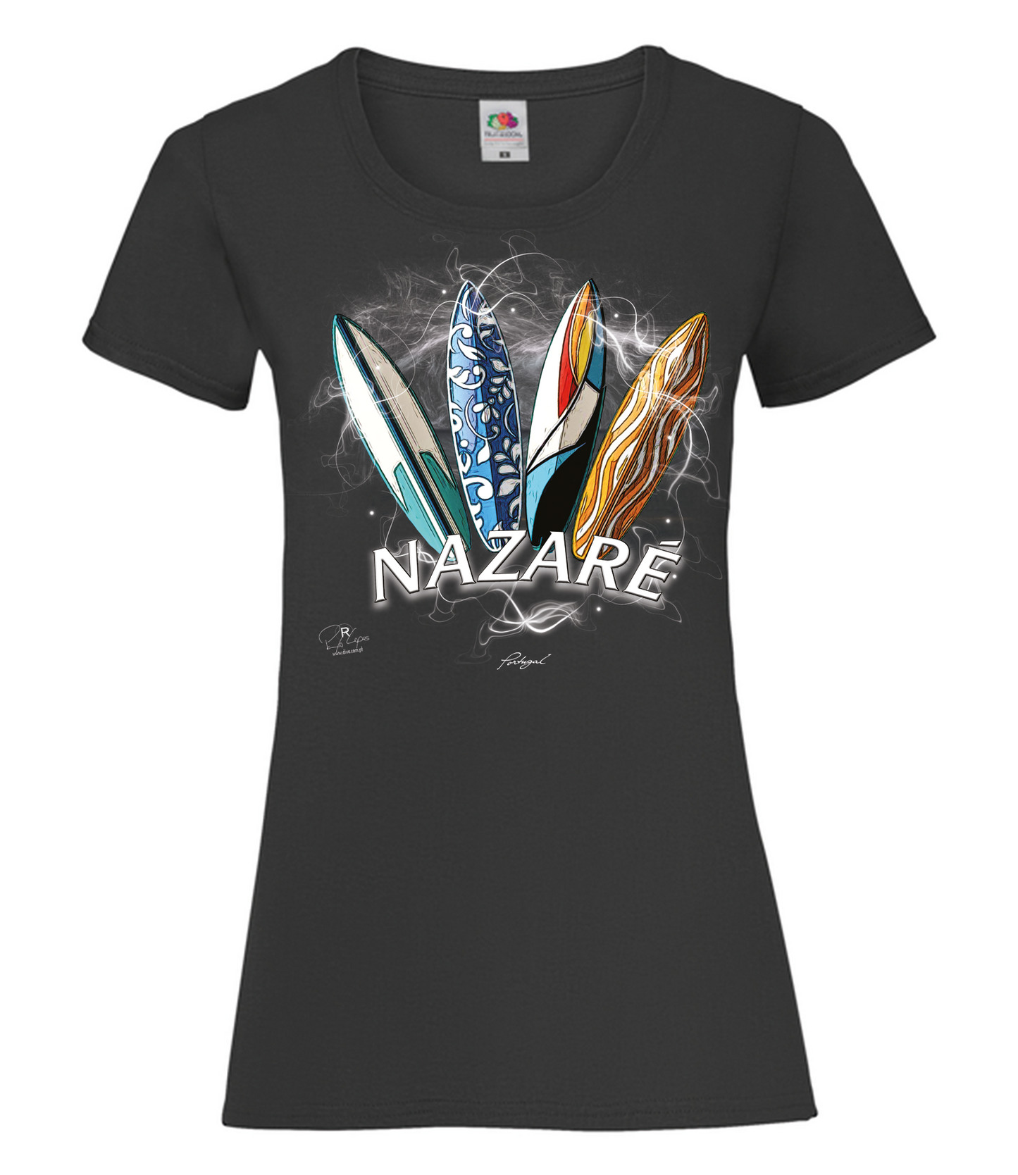 T-shirt Senhora Surfboards Nazaré