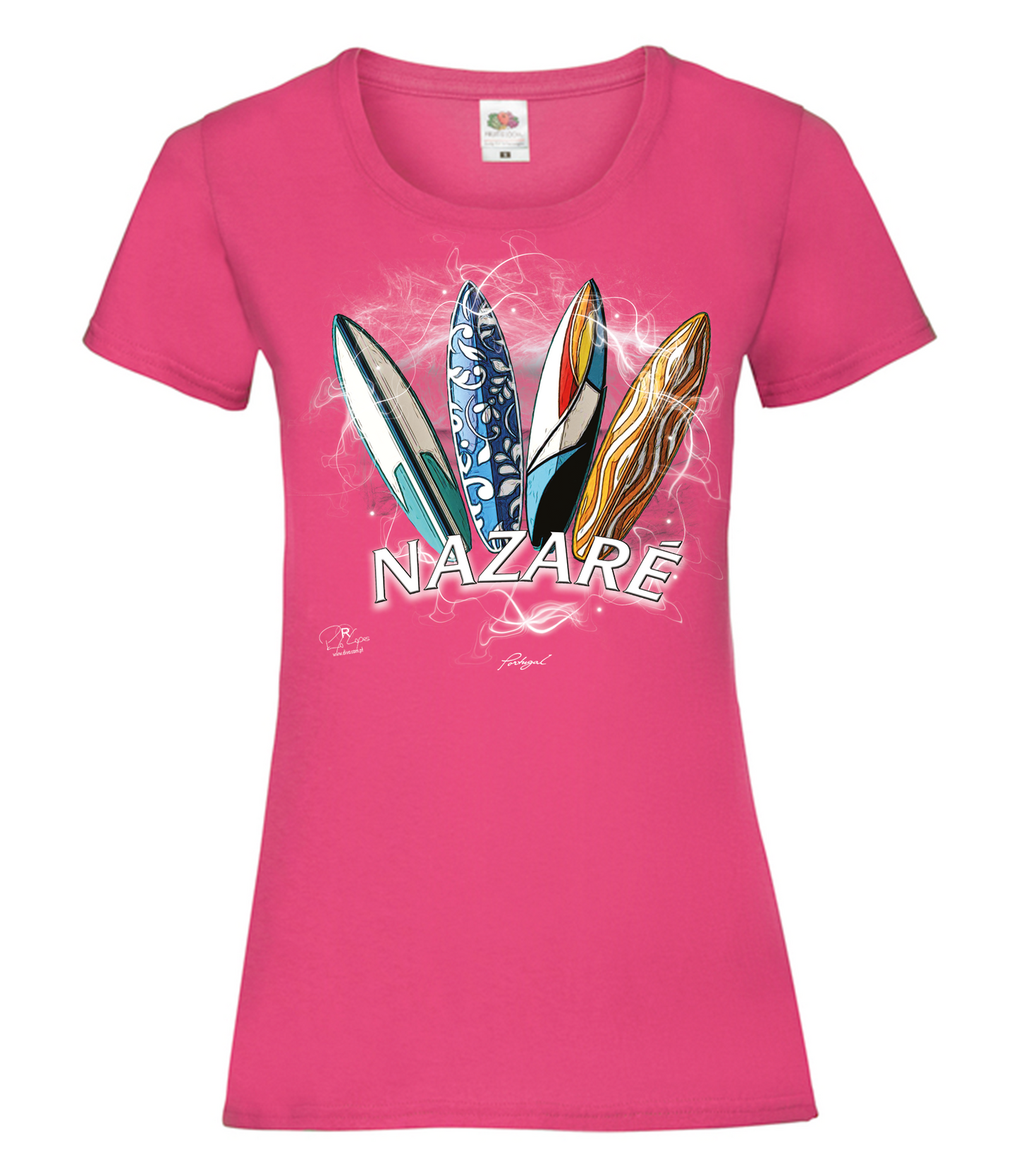 T-shirt Senhora Surfboards Nazaré