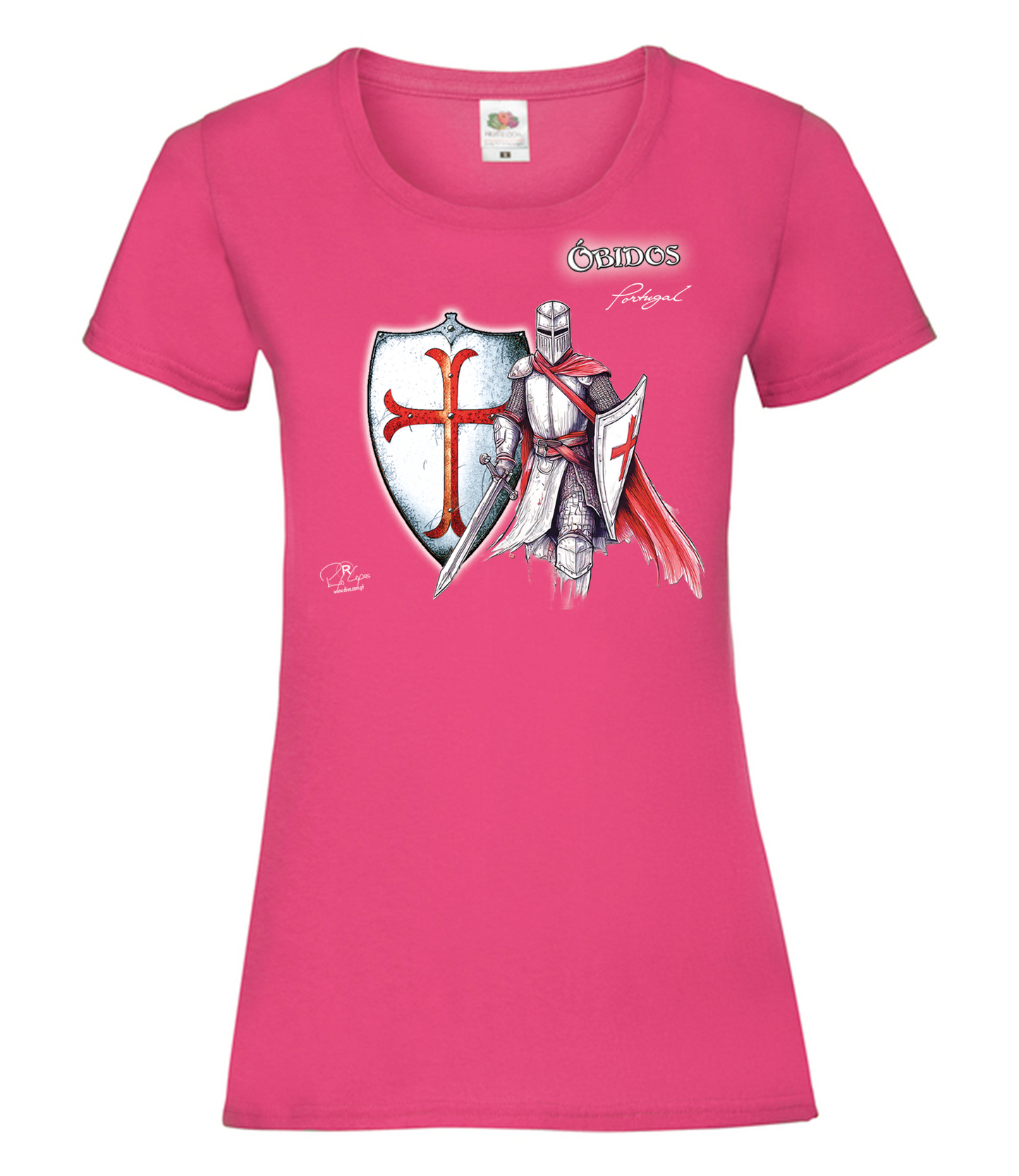 T-shirt Senhora Templário Óbidos
