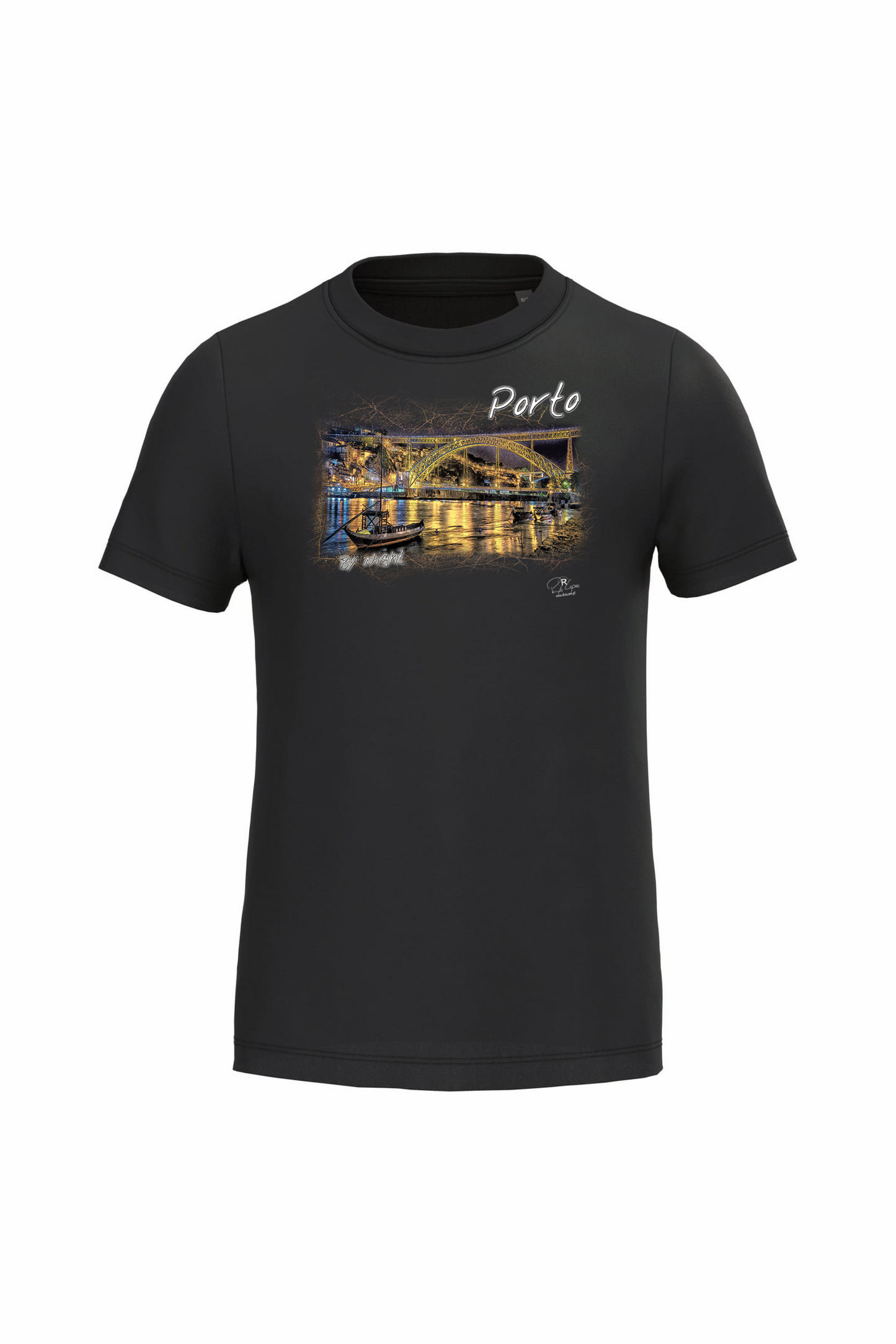 T-shirt de Criança Kariban Porto By Night