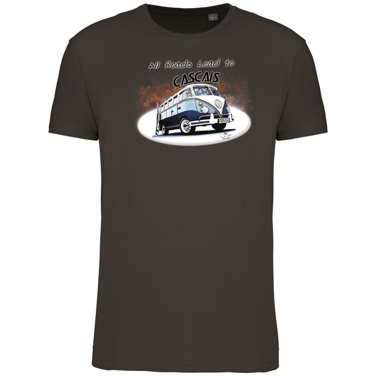 T-Shirt Algodão Biológico All Roads Lead to Cascais