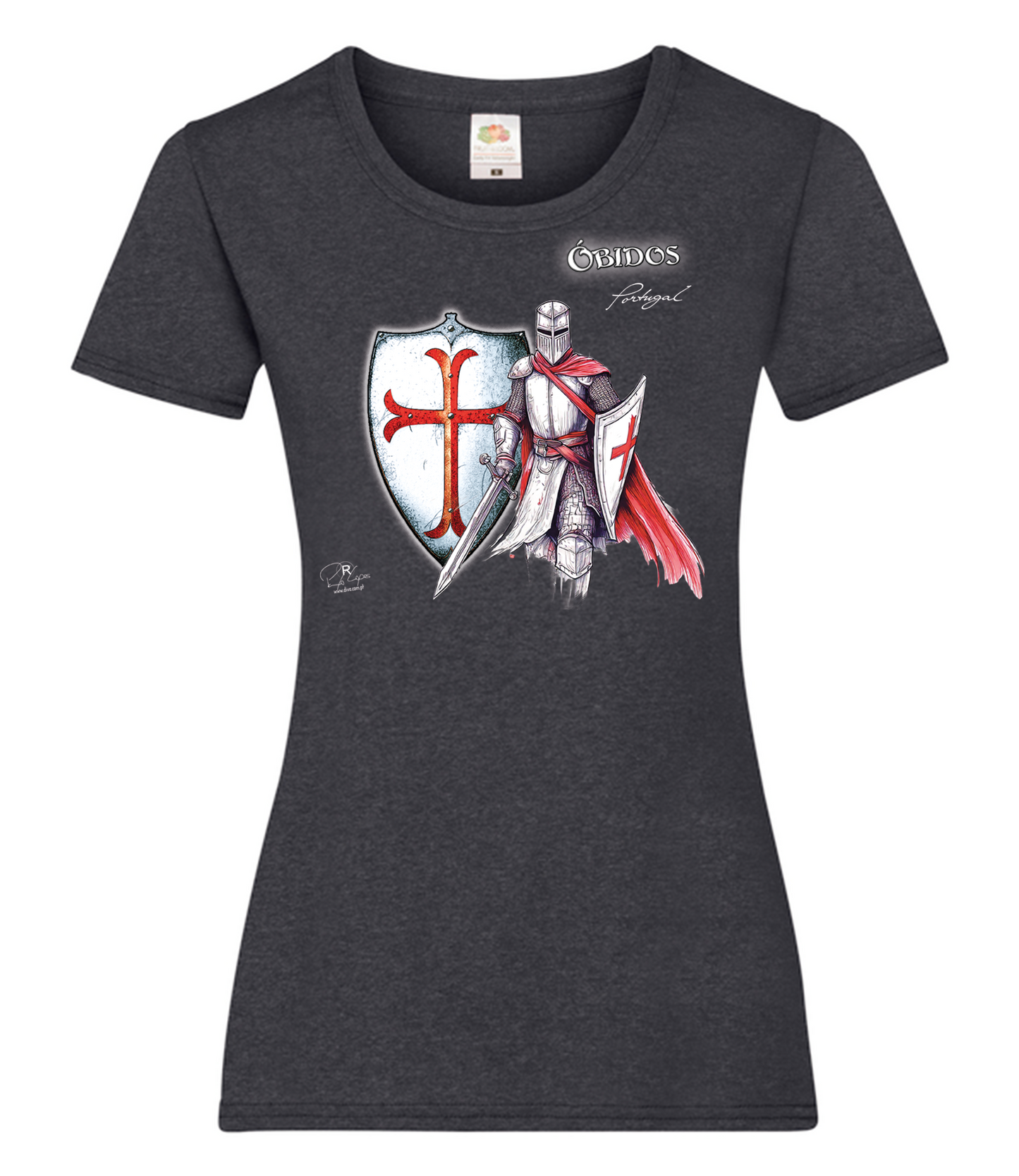 T-shirt Senhora Templário Óbidos