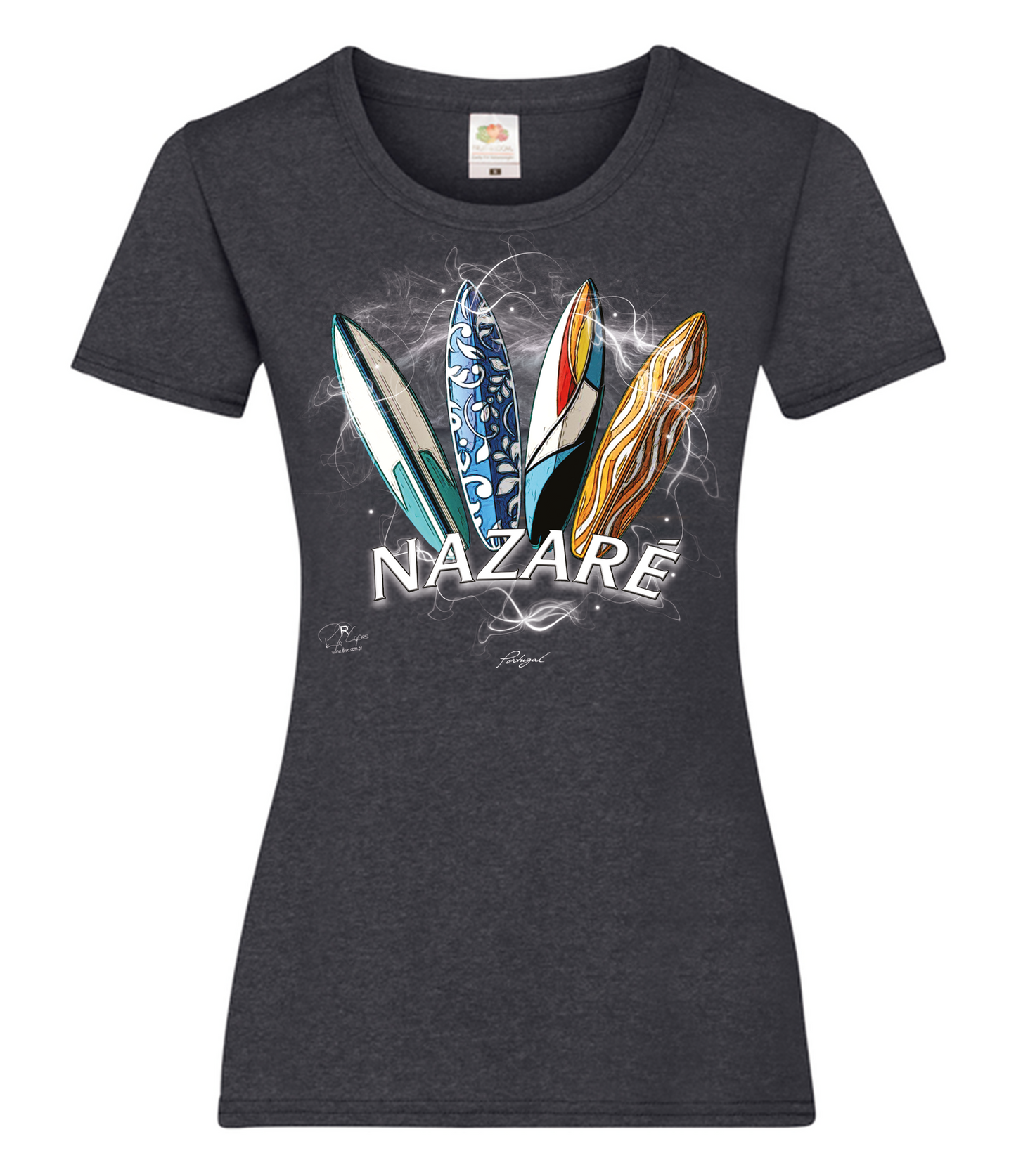 T-shirt Senhora Surfboards Nazaré