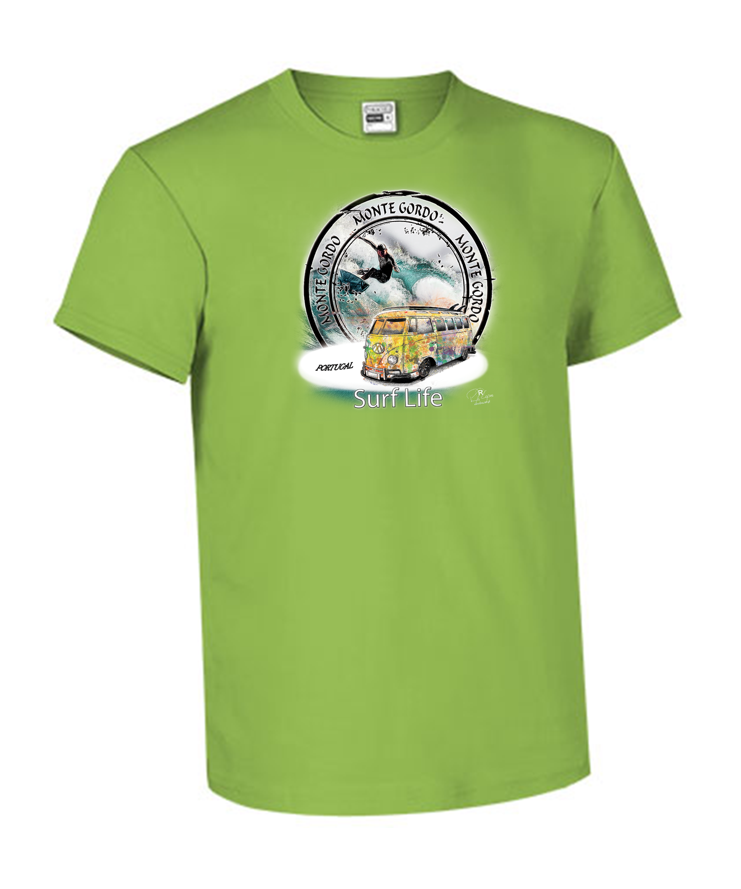 T-shirt Kids Surf Life Monte Gordo