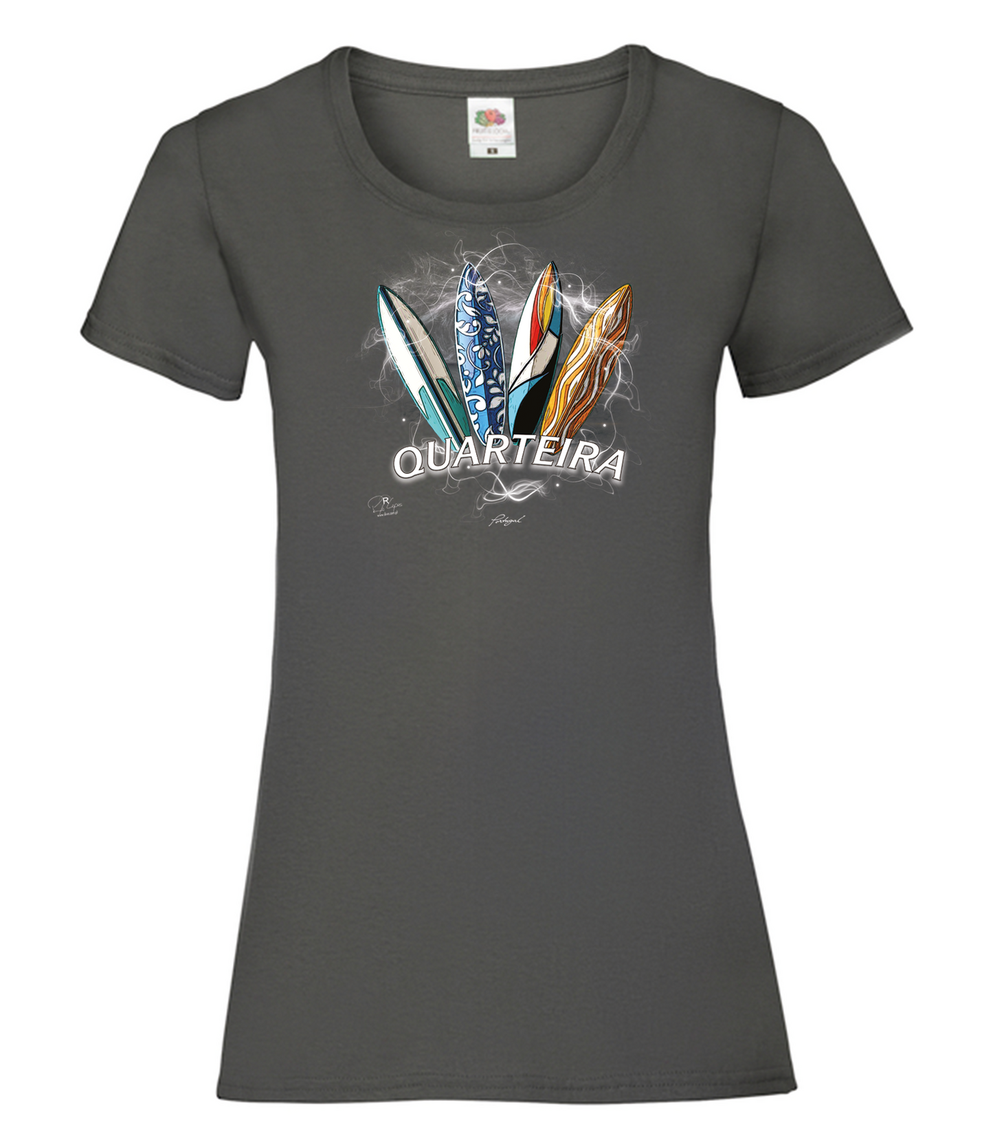 T-shirt Senhora Surfboards Quarteira