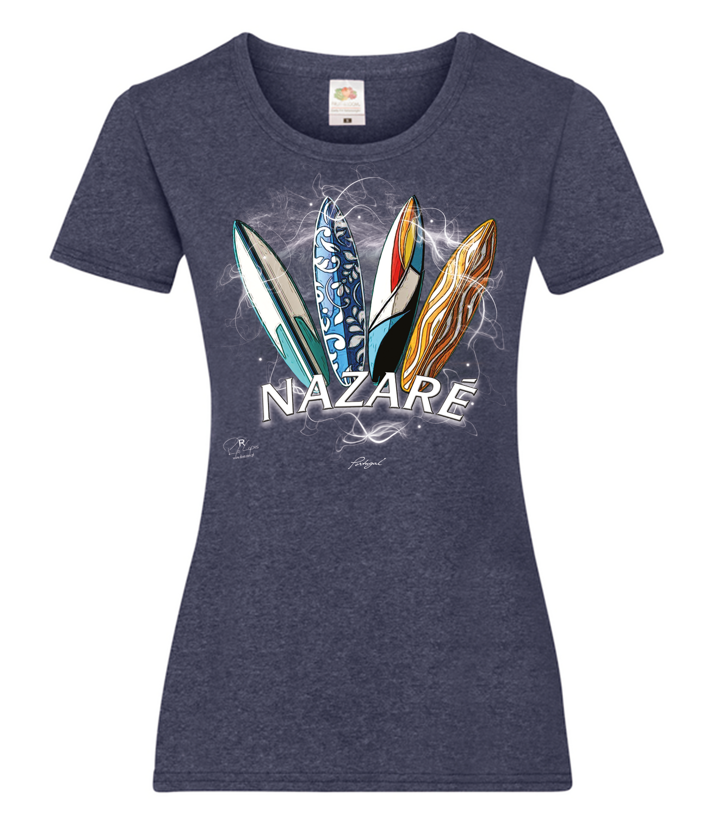 T-shirt Senhora Surfboards Nazaré