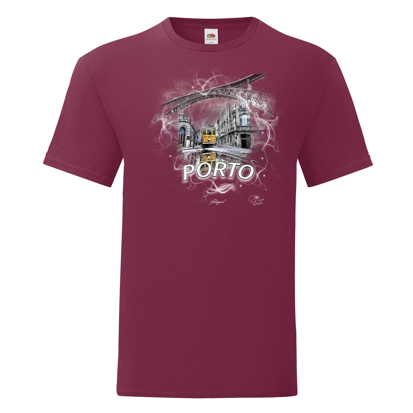 T-shirt Fruit of the Loom, Iconic, 150g, Carreira 22 Porto