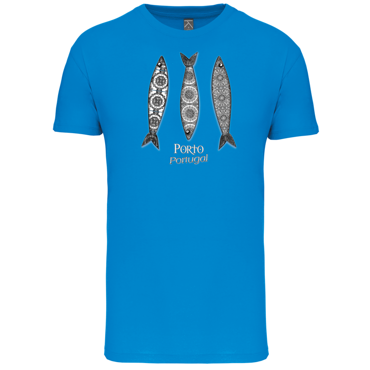 T-Shirt Algodão Biológico 3 Sardinhas Porto
