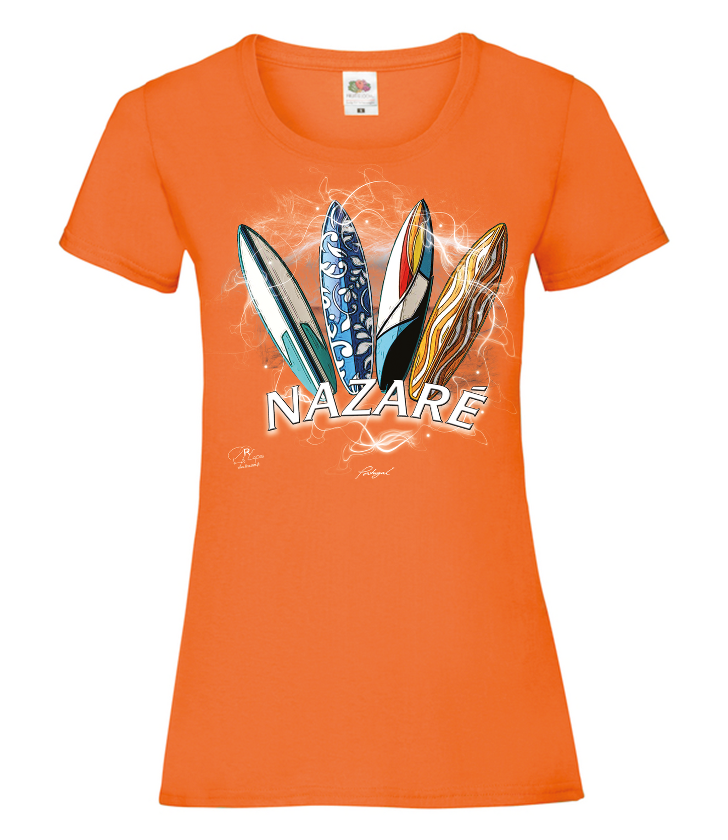T-shirt Senhora Surfboards Nazaré