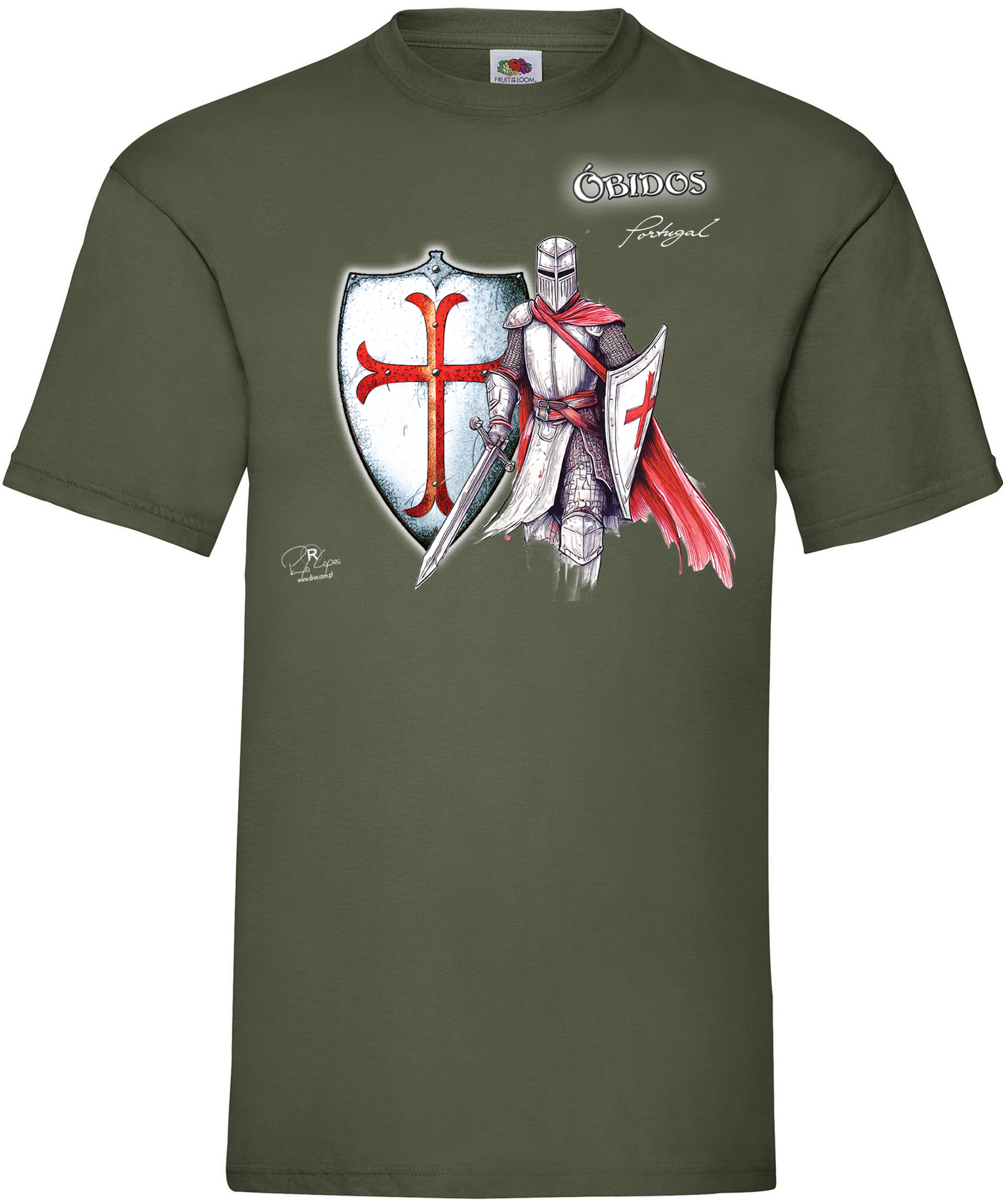 T-shirt Templário Óbidos