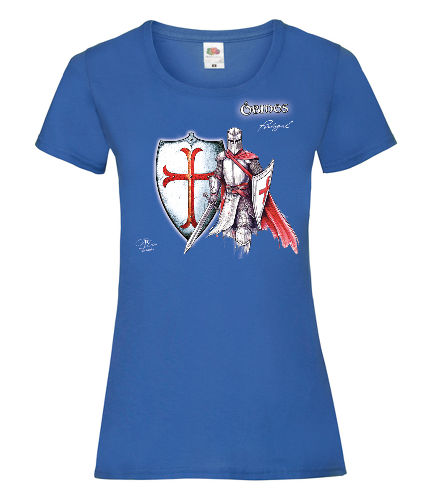 T-shirt Senhora Templário Óbidos
