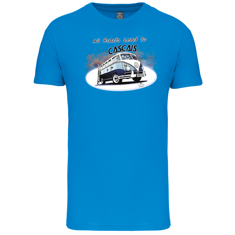T-Shirt Algodão Biológico All Roads Lead to Cascais