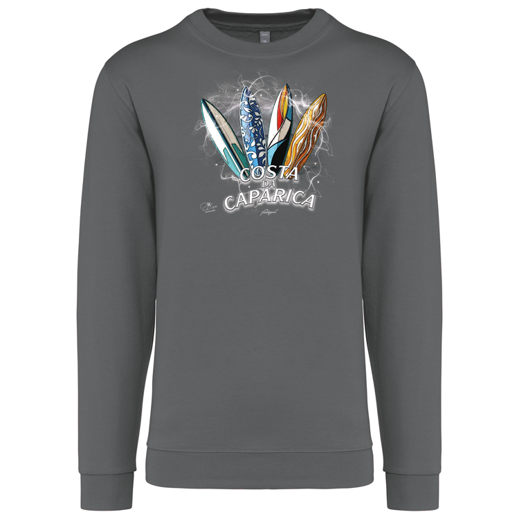Sweatshirt Kariban sem Capuz Surfboards Costa da Caparica