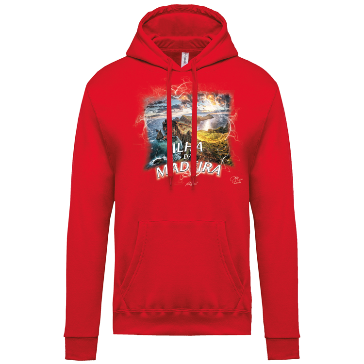 Sweatshirt Kariban com Capuz Ponta de São Lourenço