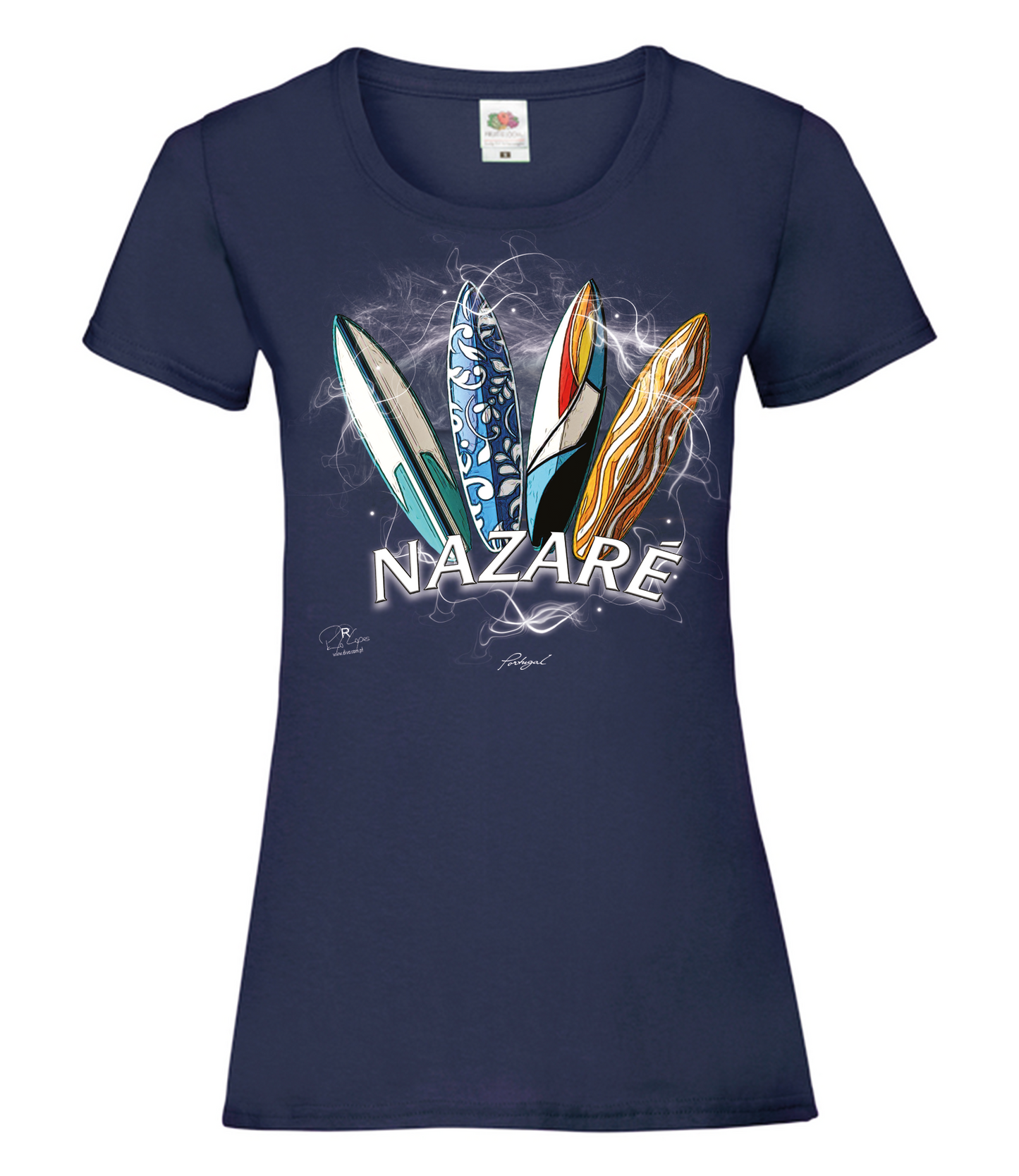 T-shirt Senhora Surfboards Nazaré