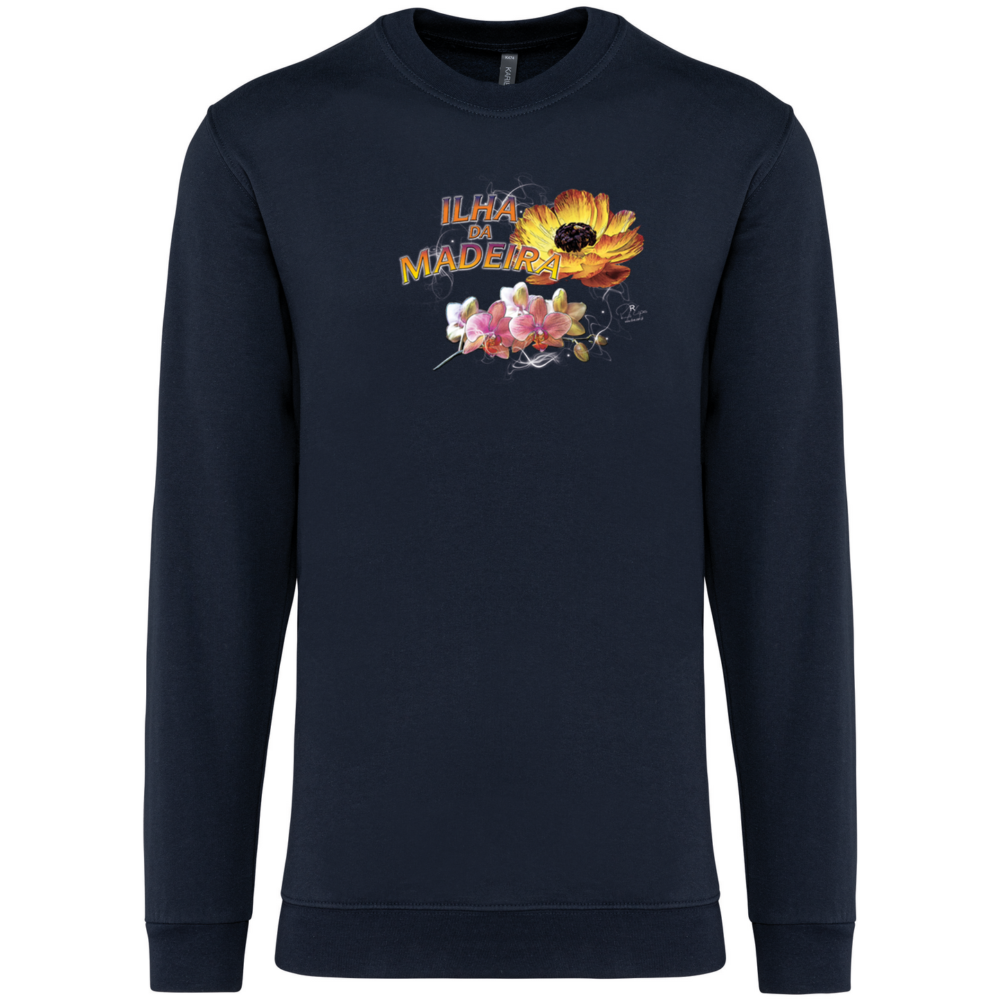 Sweatshirt Kariban sem Capuz Madeira Flowers