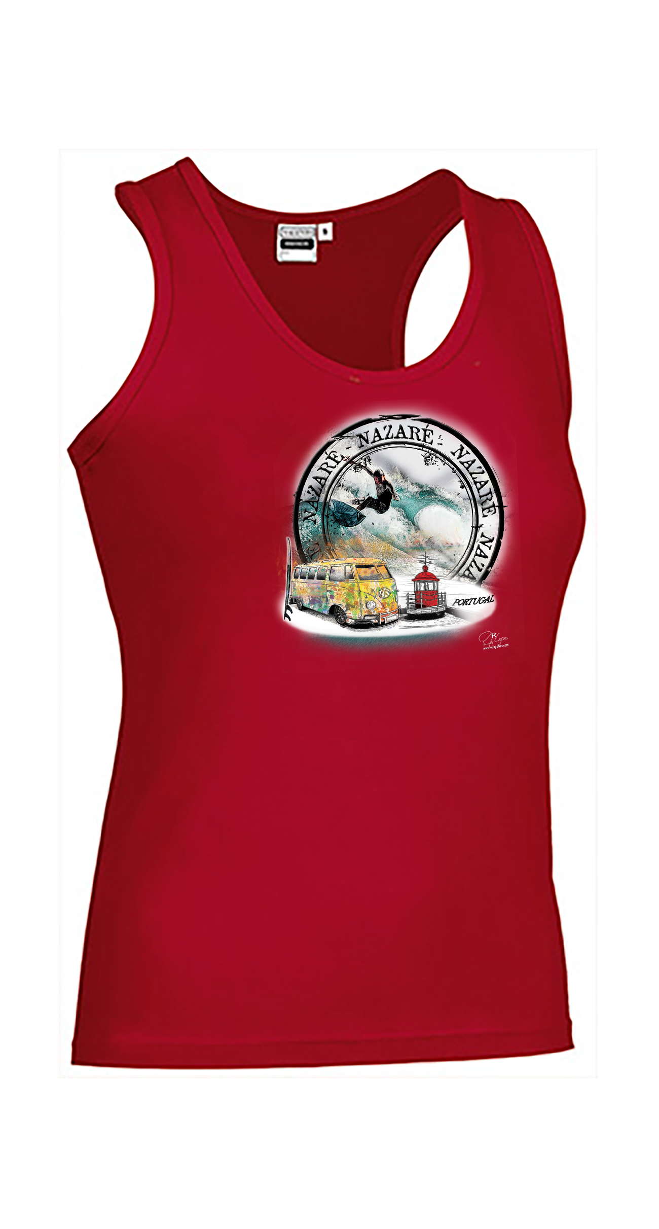 T-shirt Alças Senhora Surf Life Nazaré