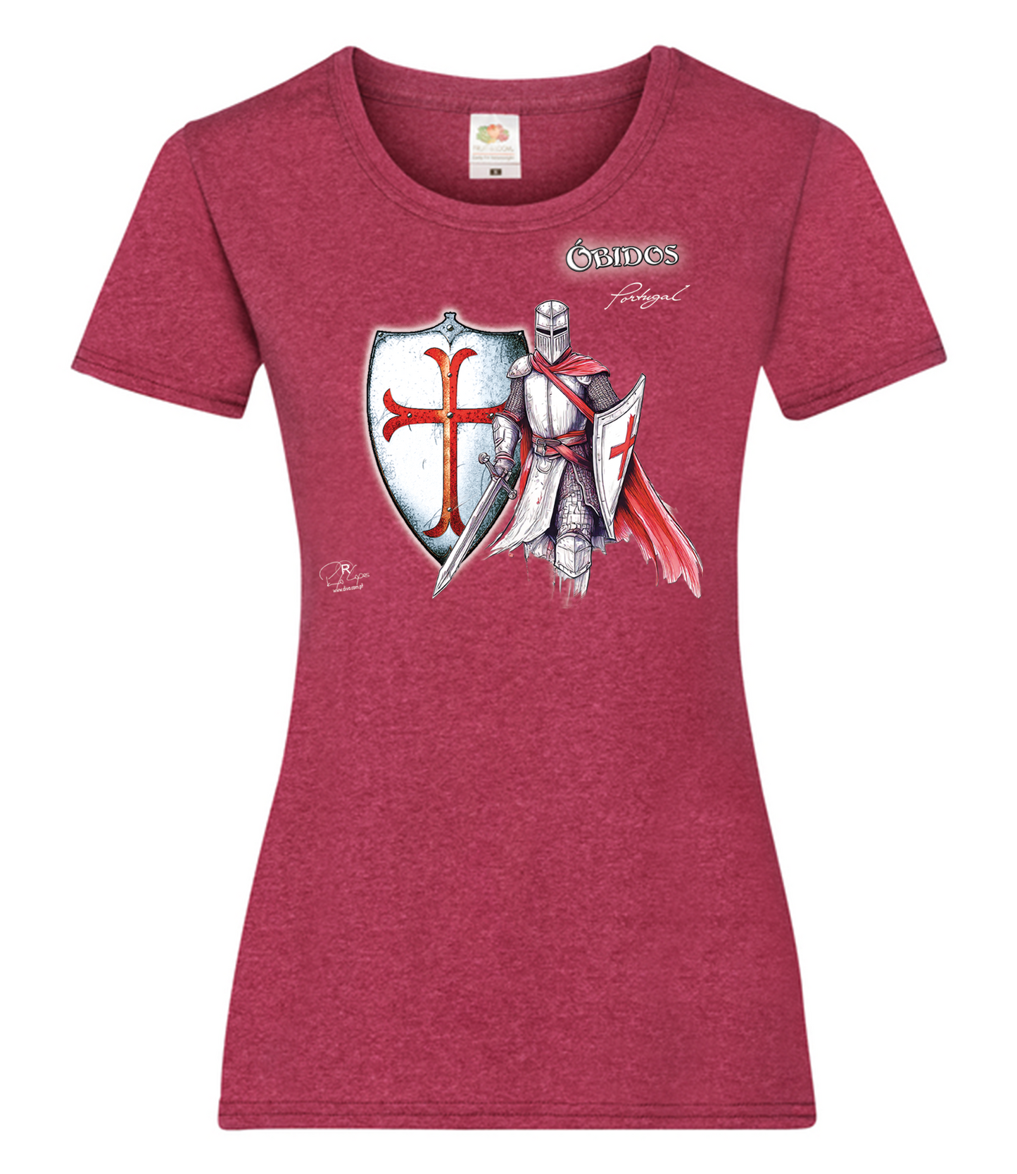 T-shirt Senhora Templário Óbidos
