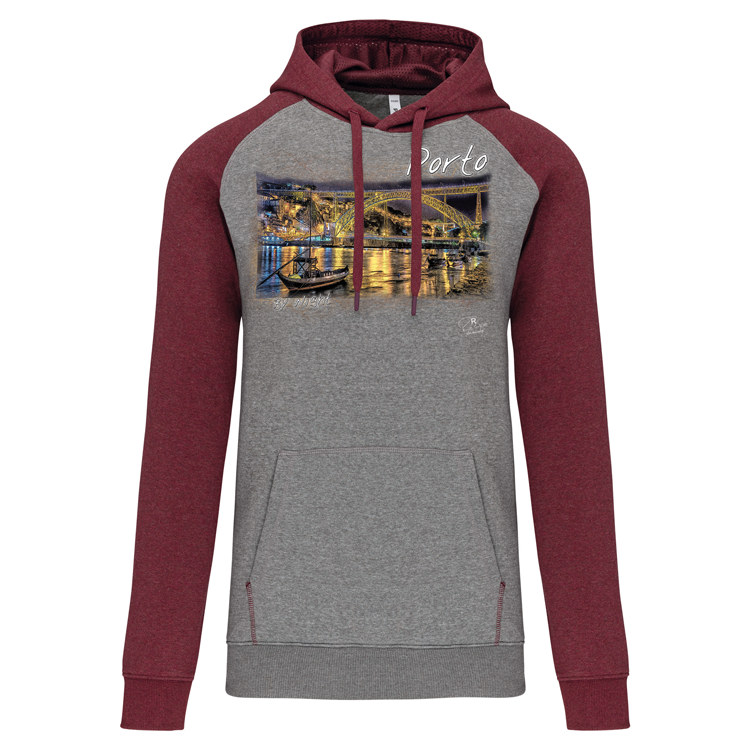 Sweatshirt com capuz Porto by Night