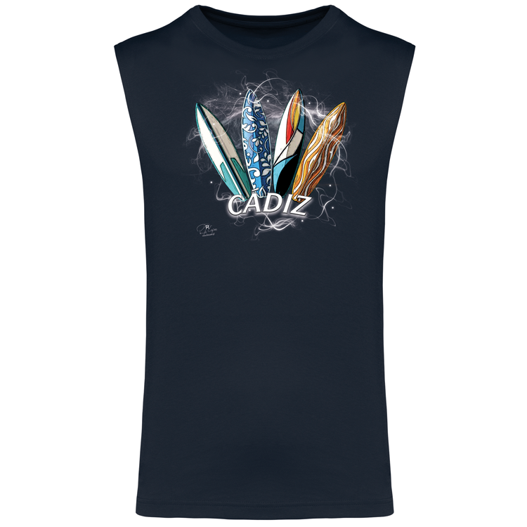 T-shirt Alças Surfboards Cádiz