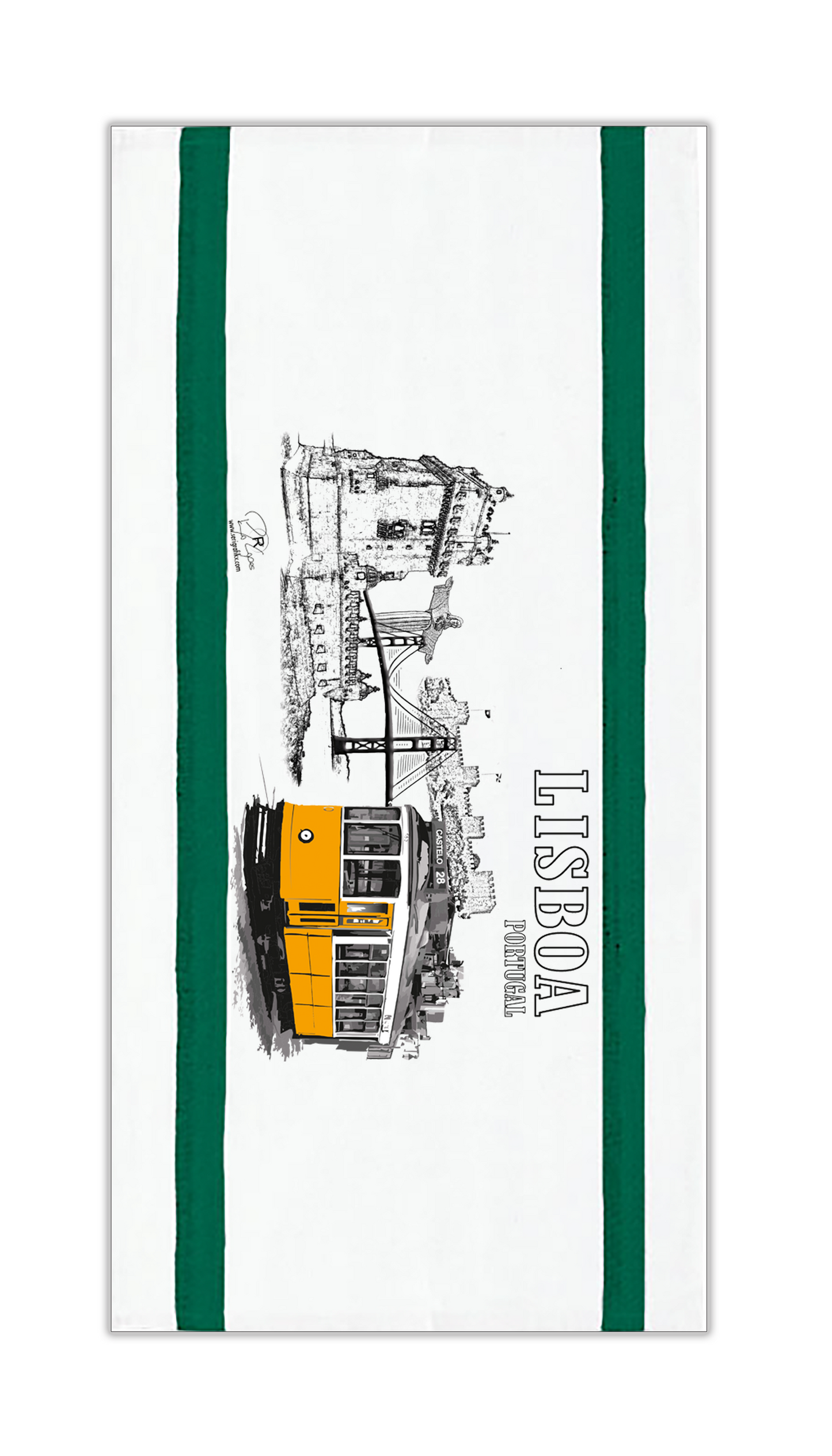 Panos de Cozinha Monumentos Lisboa