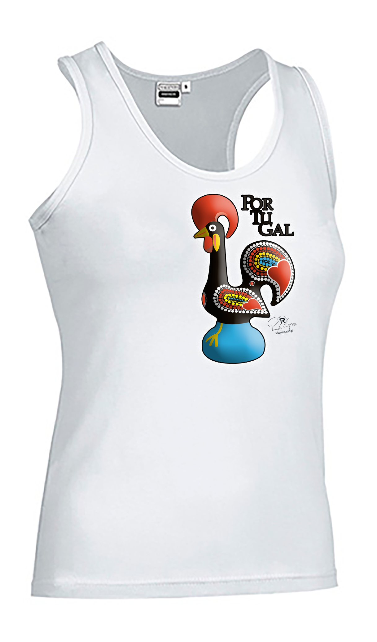 T-shirt Alças Senhora Galo de Barcelos