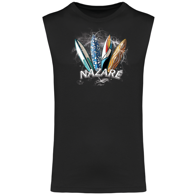 T-shirt Alças Surfboards Nazaré