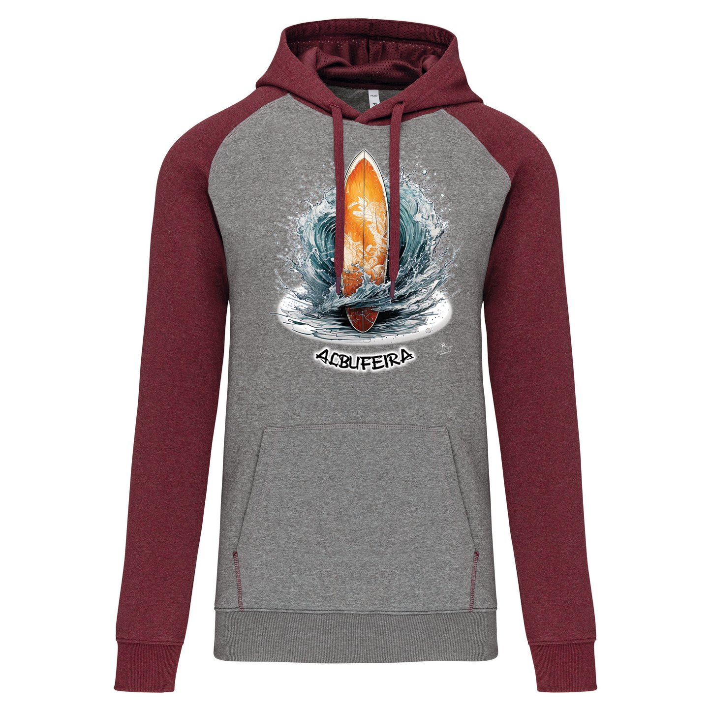 Sweatshirt Bicolor com capuz Prancha Albufeira
