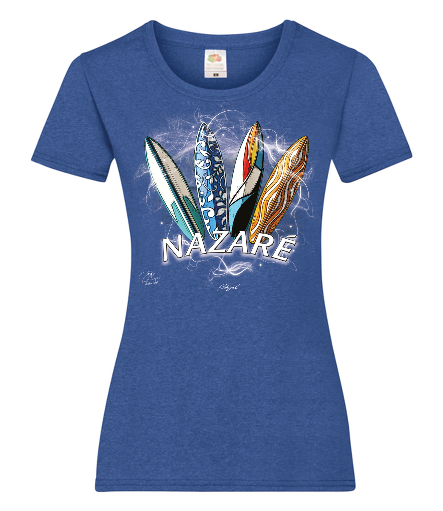 T-shirt Senhora Surfboards Nazaré