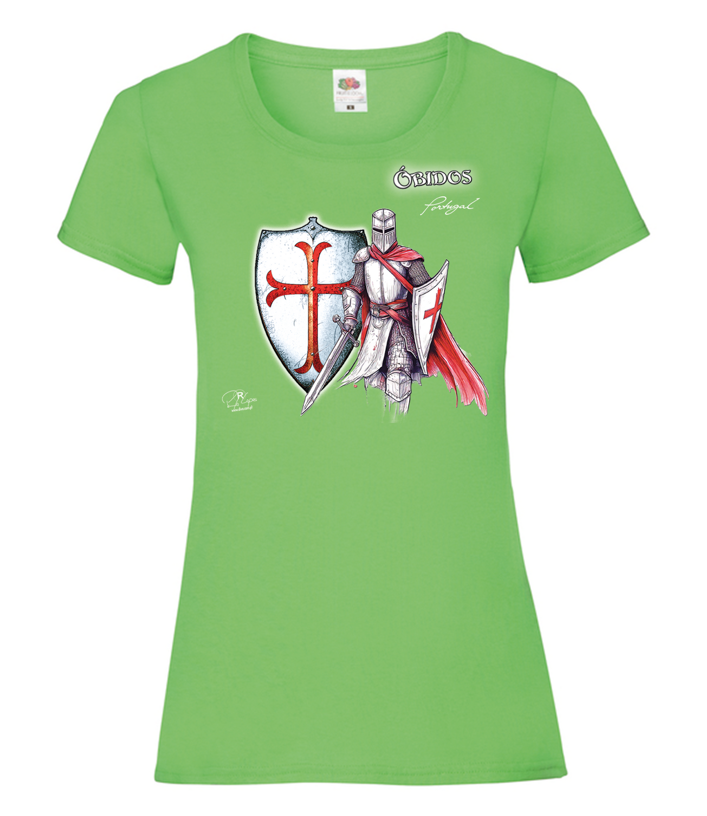 T-shirt Senhora Templário Óbidos