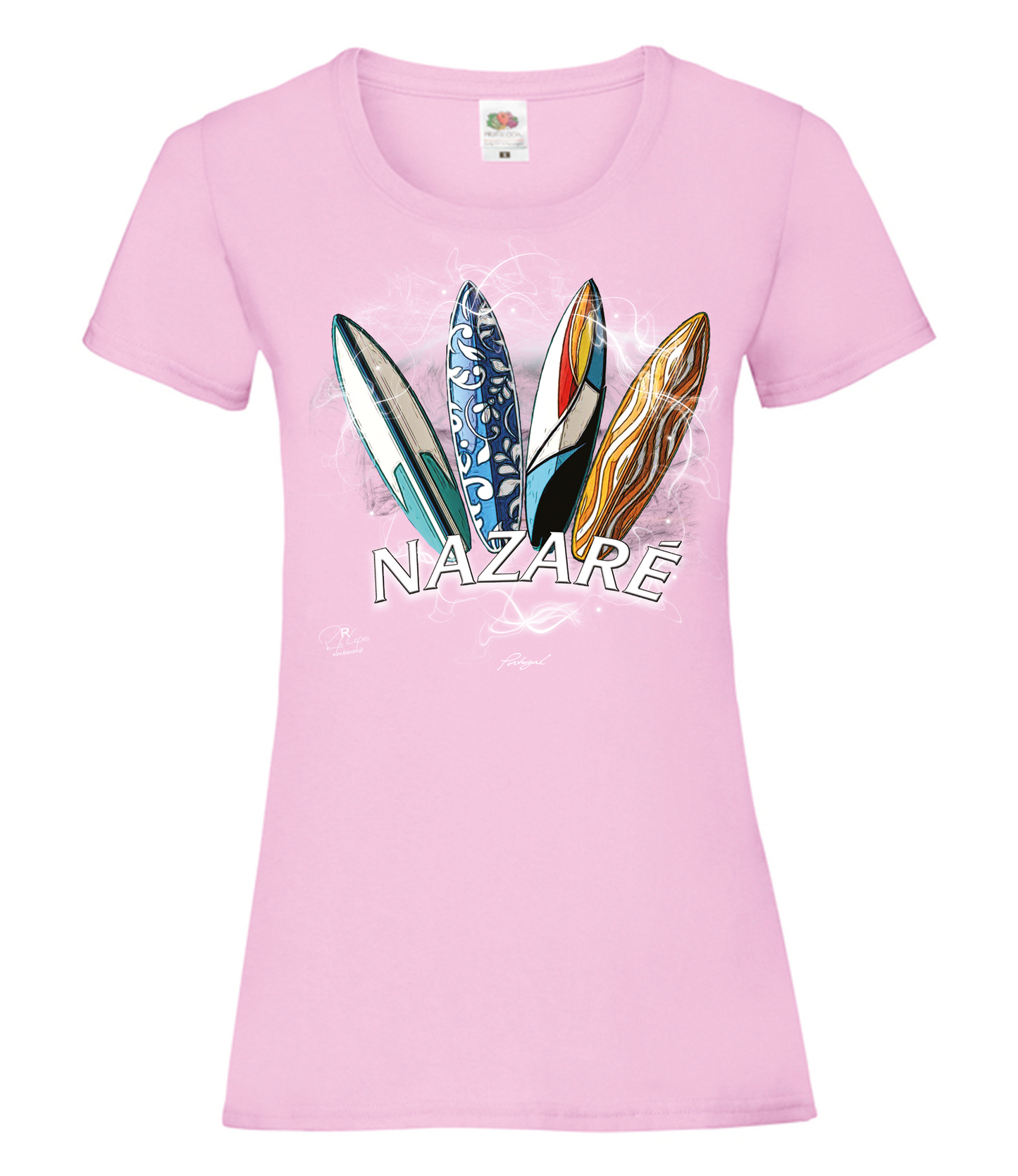 T-shirt Senhora Surfboards Nazaré