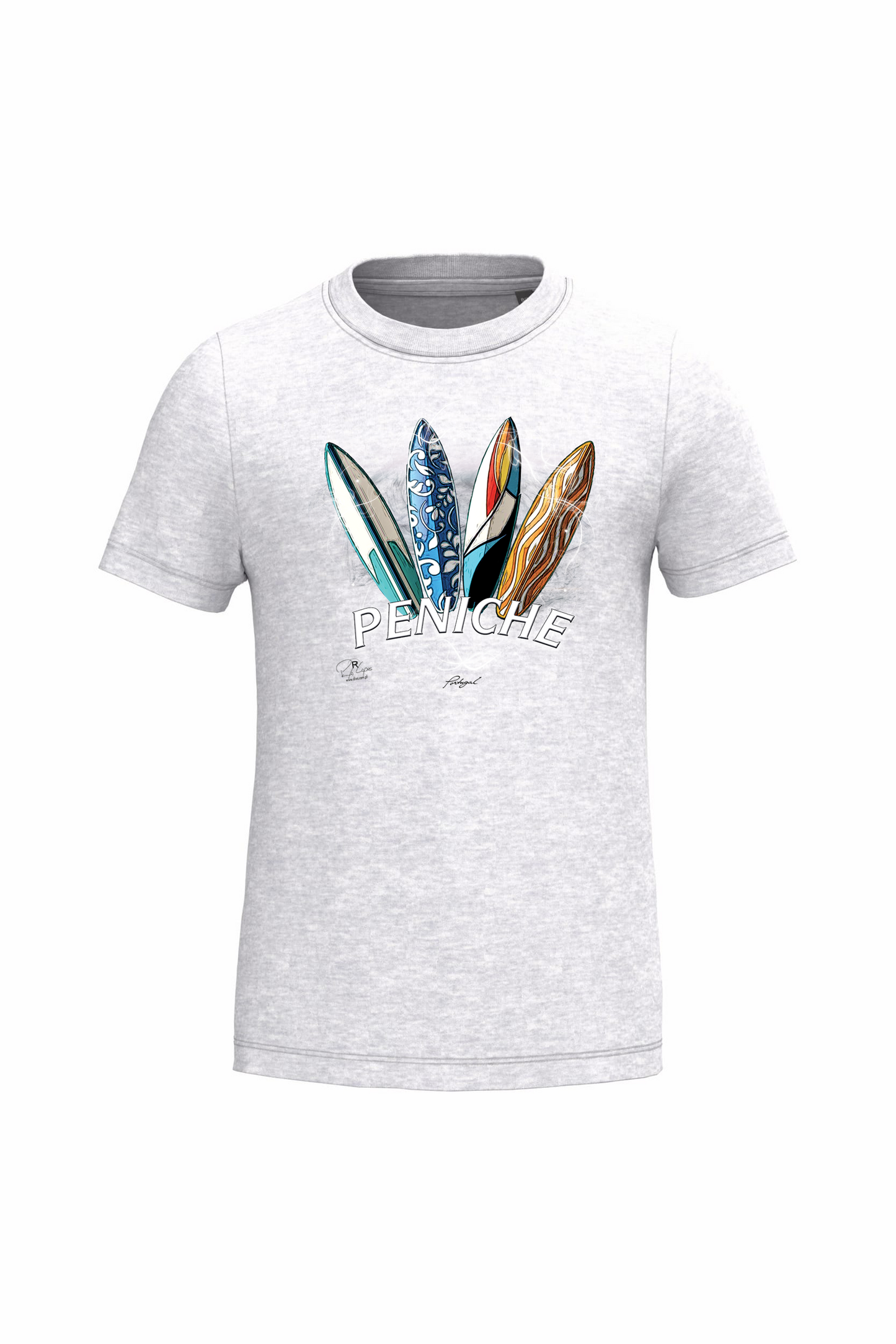 T-shirt de Criança Kariban Surfboards Peniche