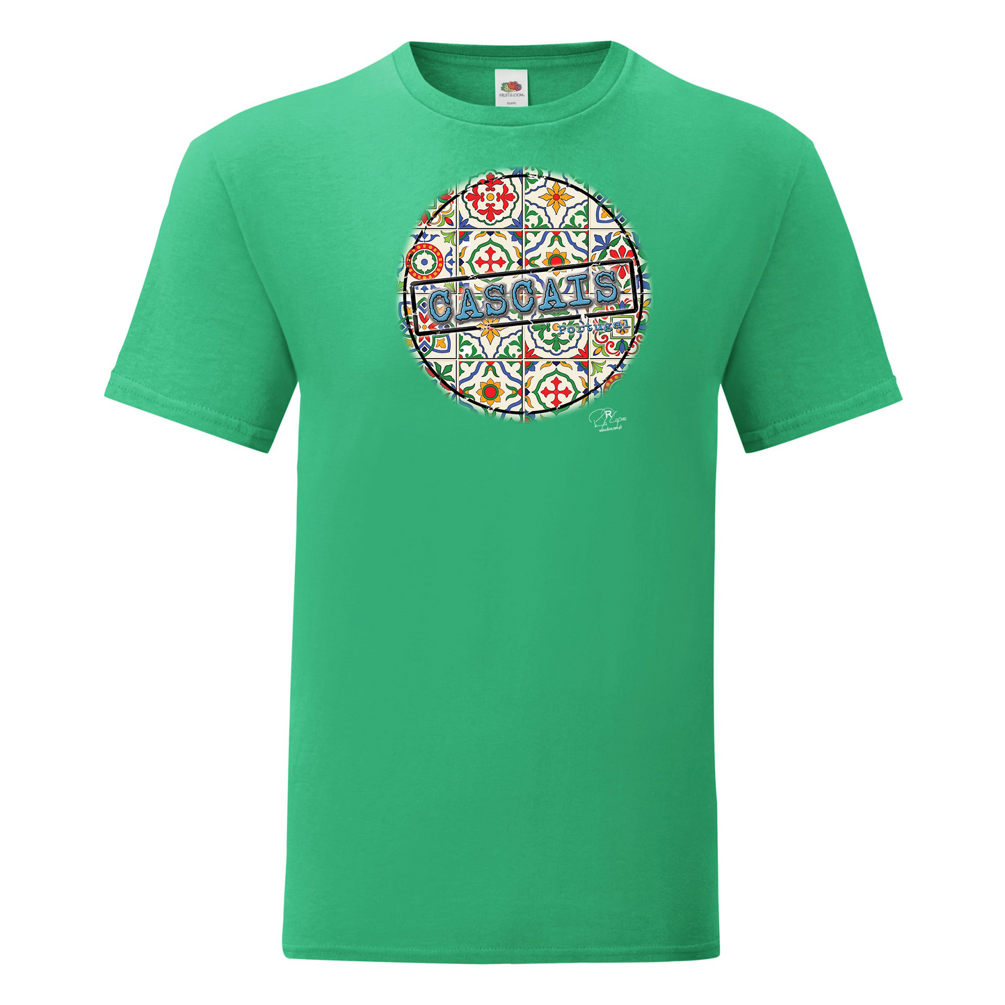 T-shirt Fruit of the Loom, Iconic, 150g, Pin Cascais