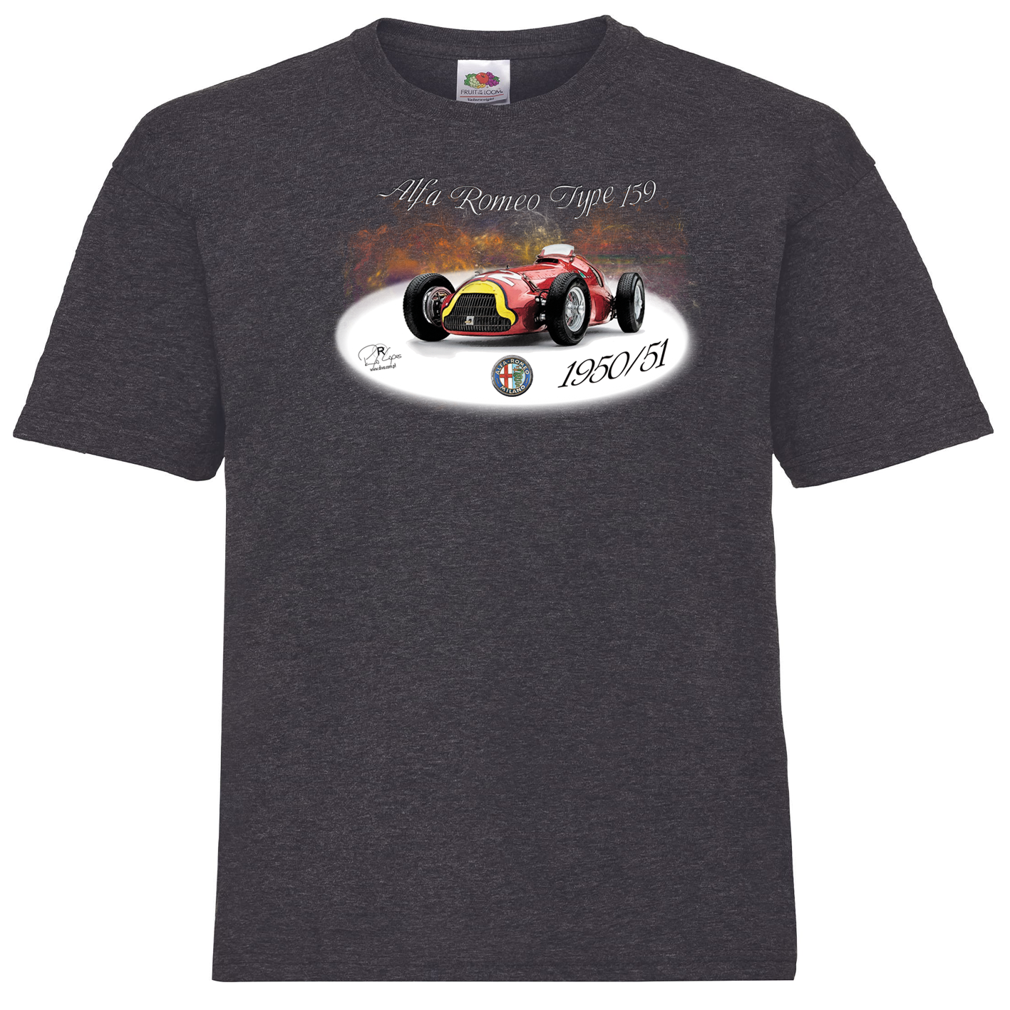 T-shirt Fruit of the Loom Kids Alfa Romeo Type 159