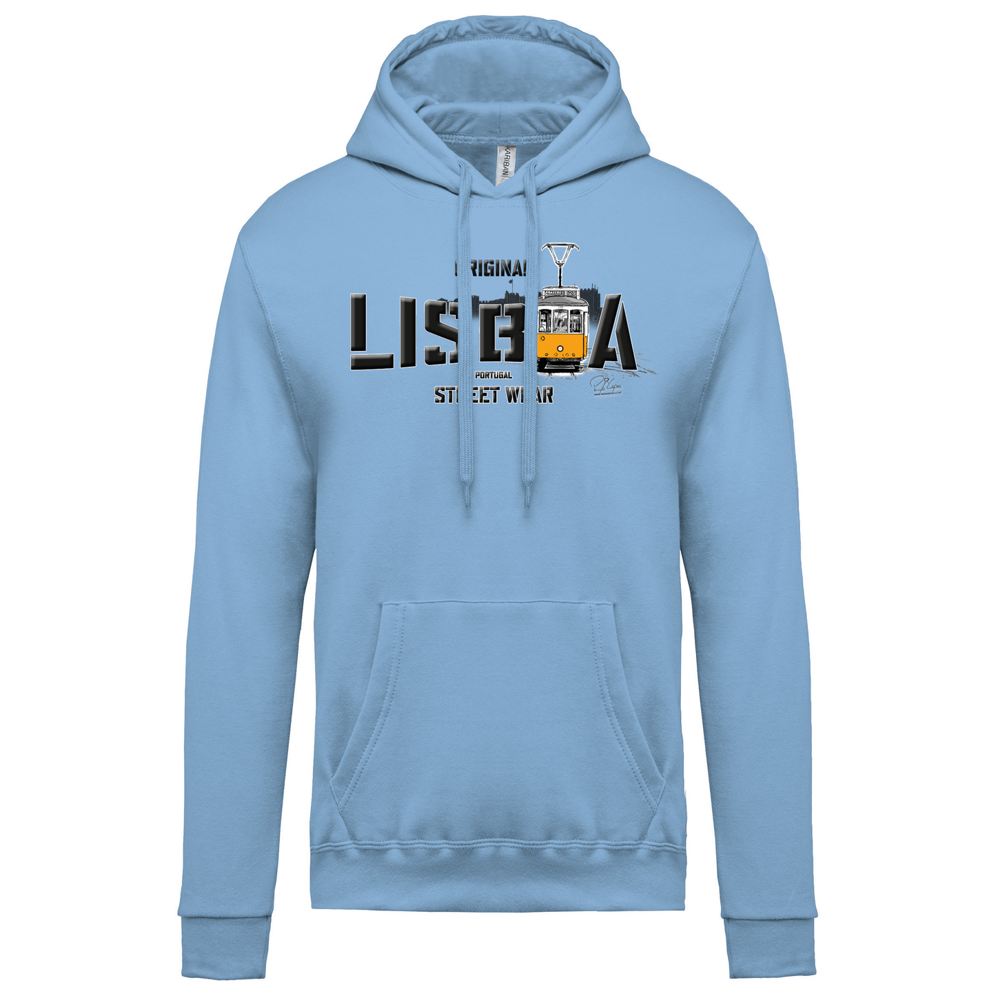 Sweatshirt Kariban com Capuz Original Lisboa