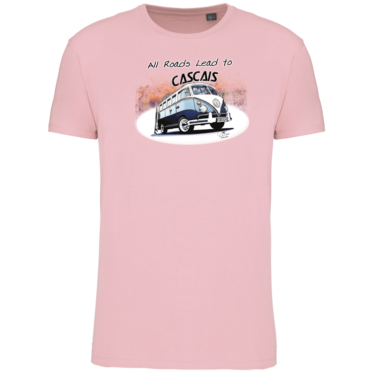 T-Shirt Algodão Biológico All Roads Lead to Cascais
