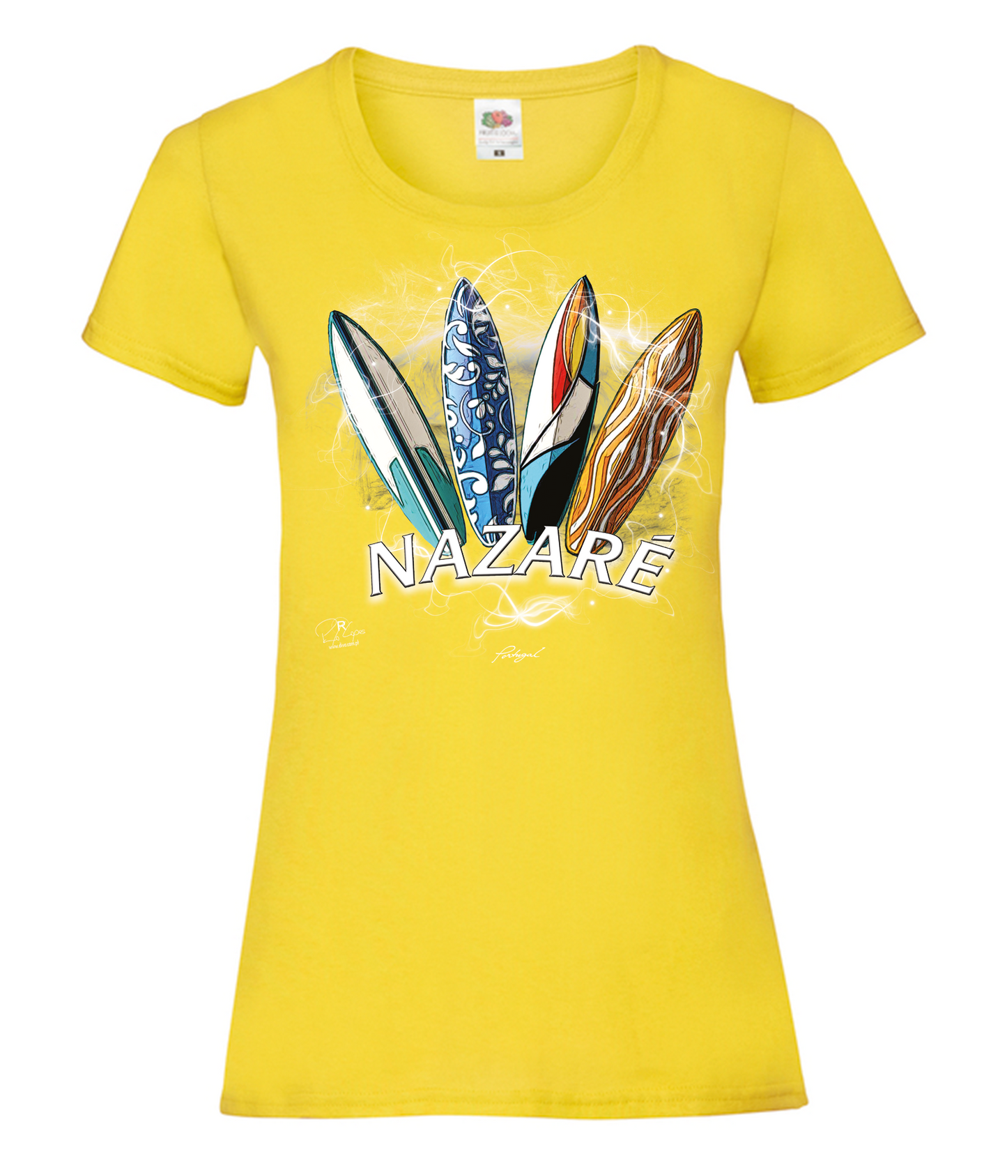 T-shirt Senhora Surfboards Nazaré