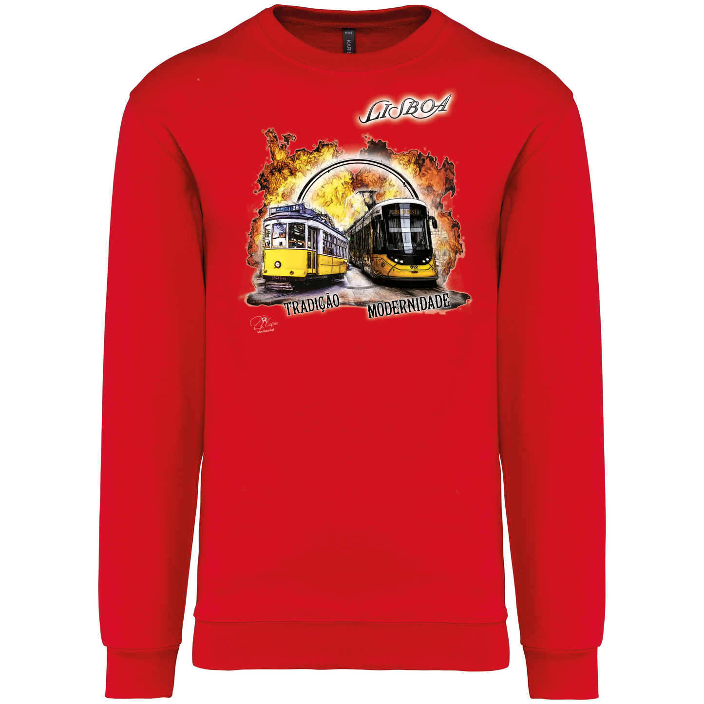 Sweatshirt Kariban sem Capuz Tradição e Modernidade