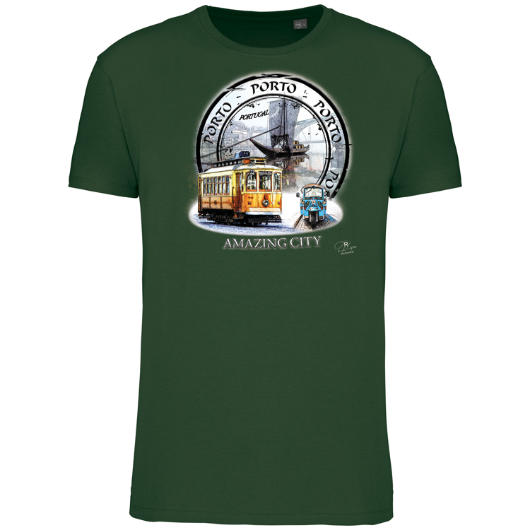 T-Shirt Algodão Biológico Amazing City Porto