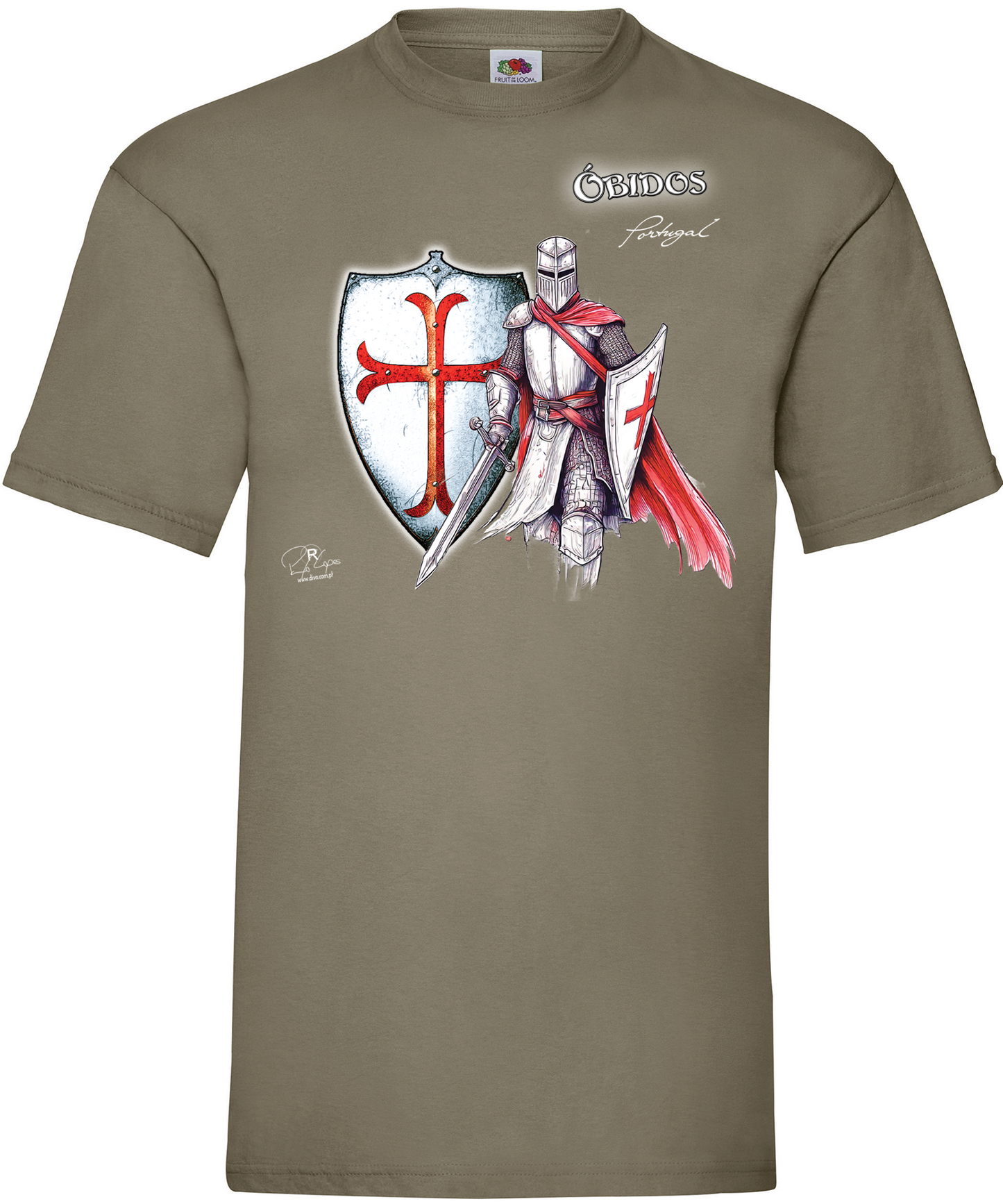 T-shirt Templário Óbidos