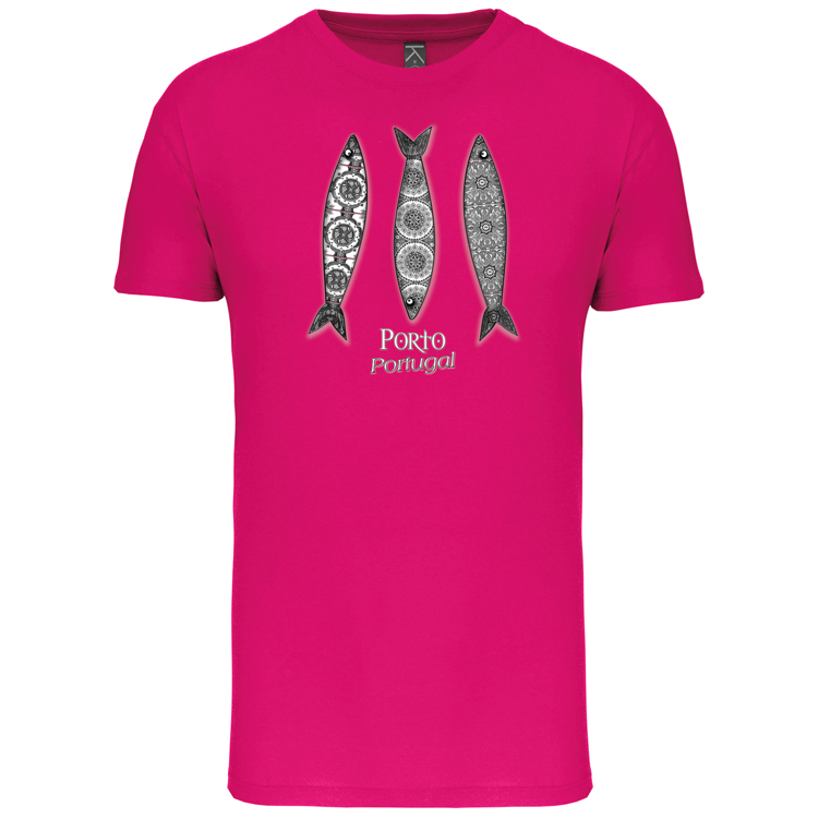 T-Shirt Algodão Biológico 3 Sardinhas Porto