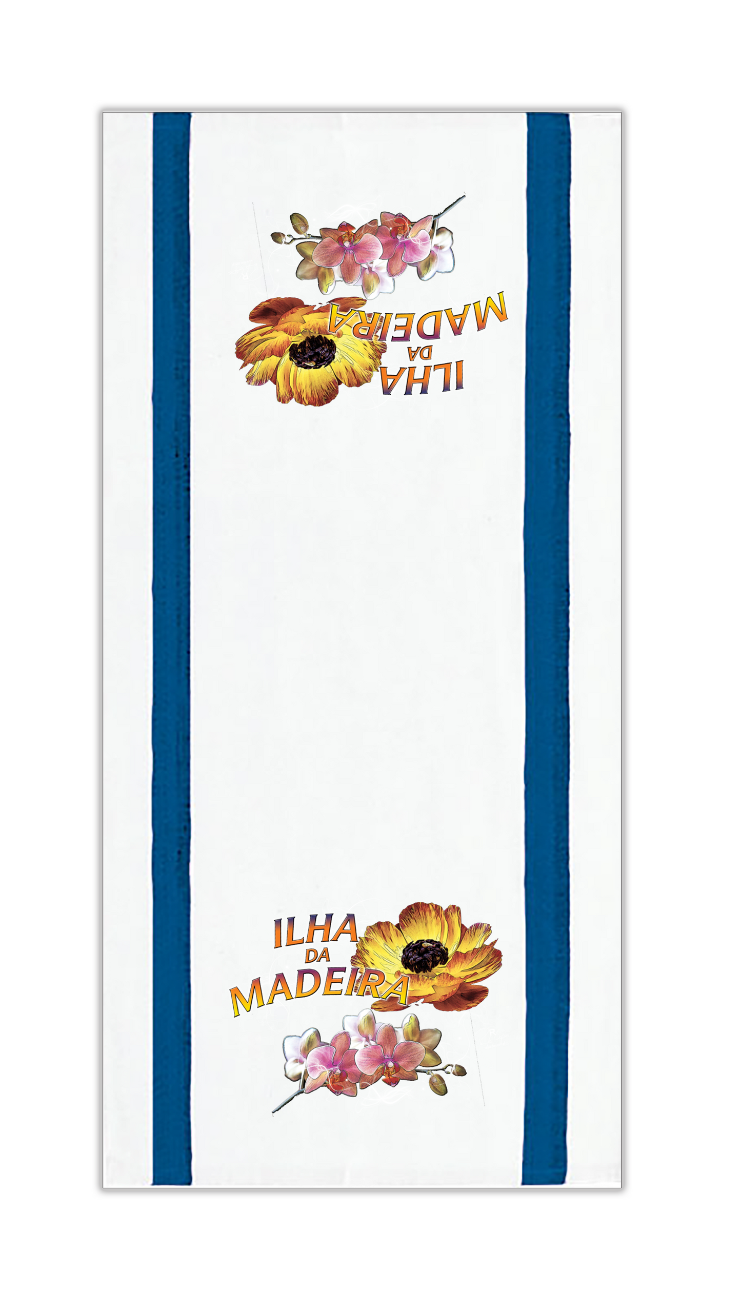 Panos de Cozinha Madeira Flowers