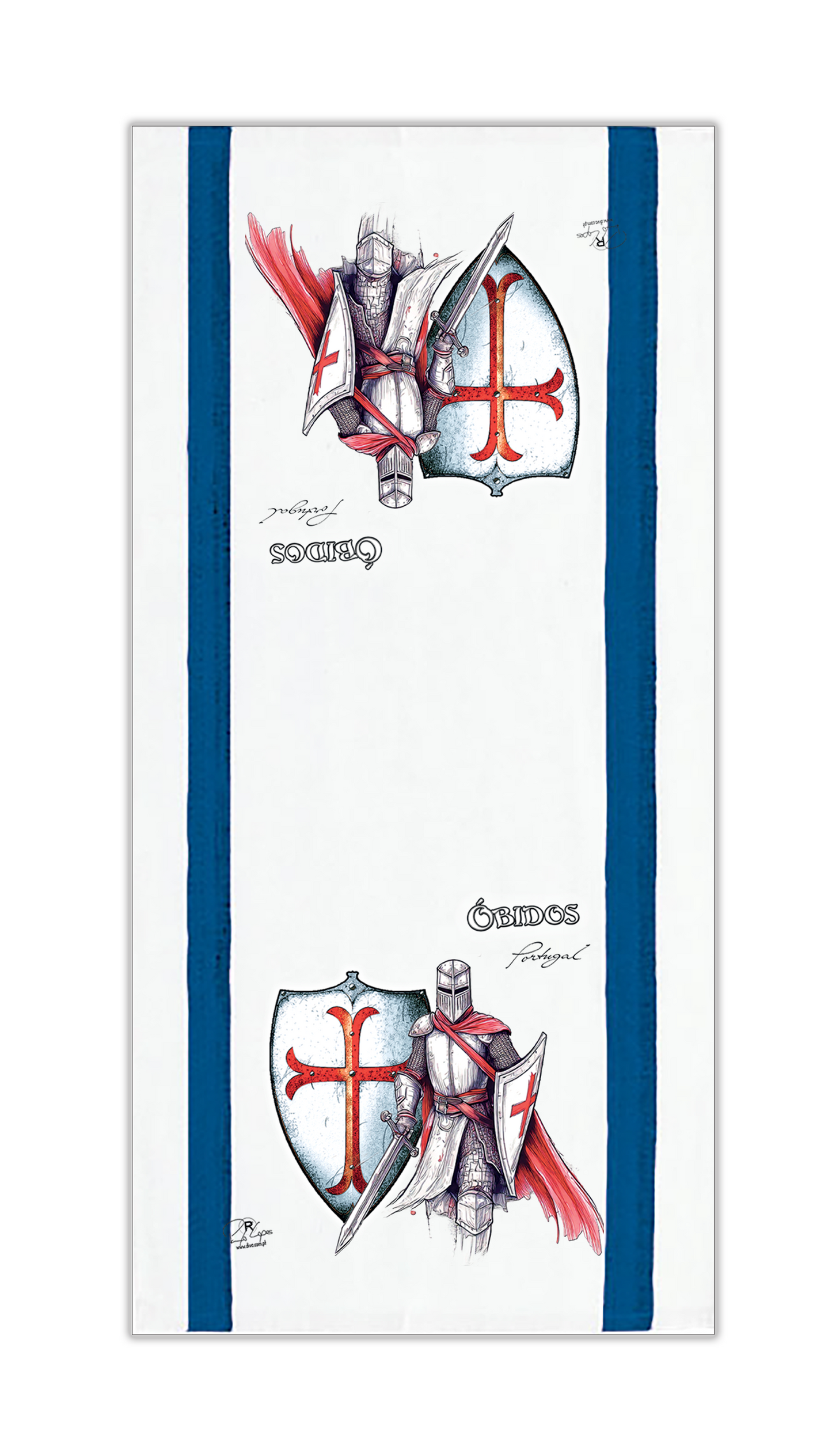 Panos de Cozinha Templário Óbidos