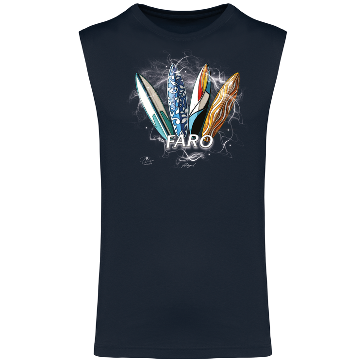 T-shirt Alças Surfboards Faro