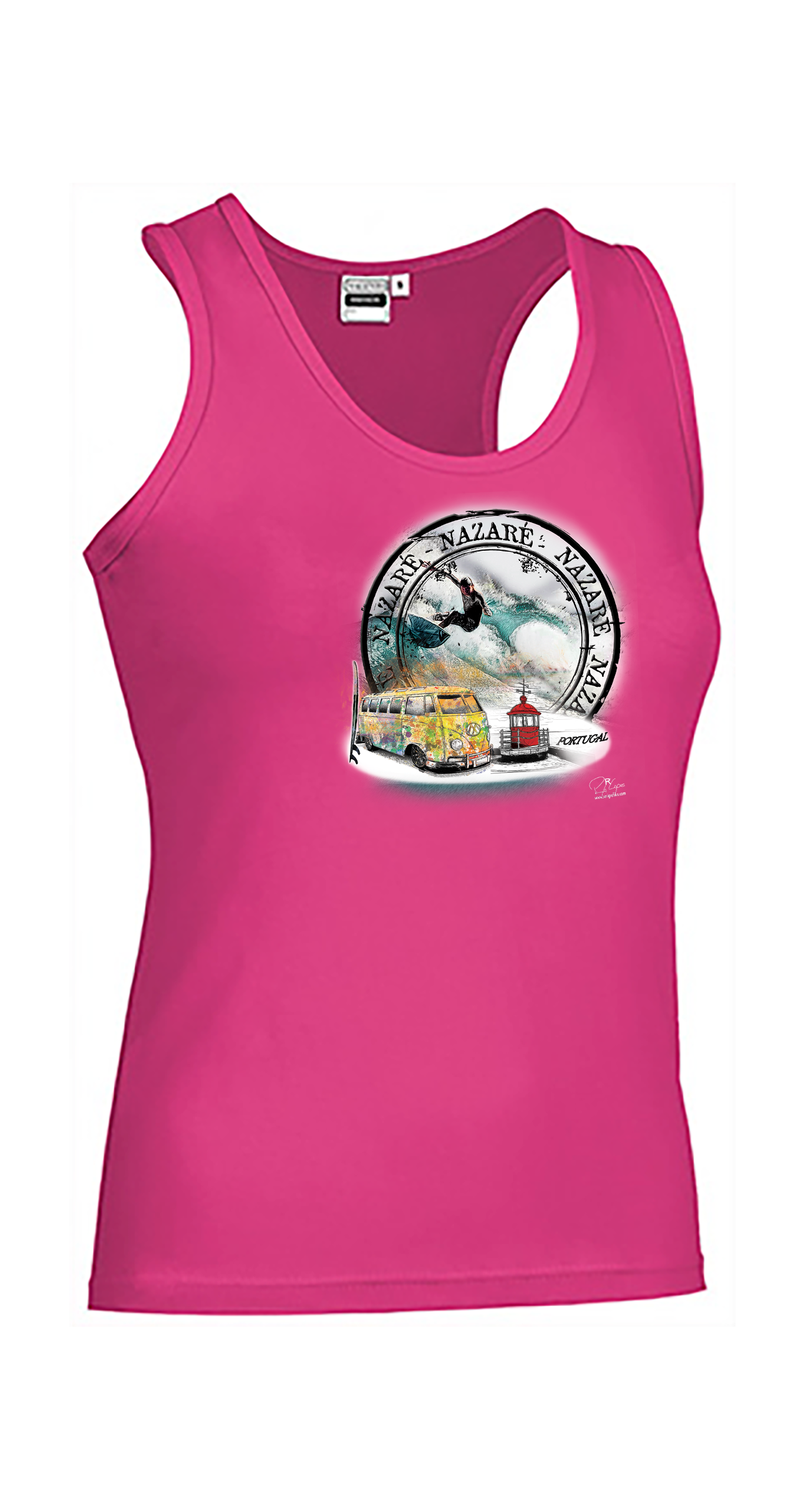 T-shirt Alças Senhora Surf Life Nazaré