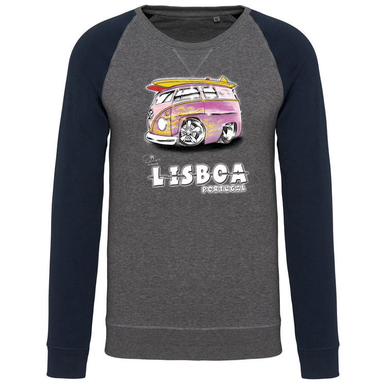 Sweatshirt Bicolor sem capuz Gorduxinha Lisboa