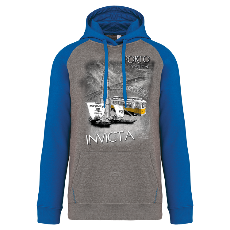 Sweatshirt Bicolor com capuz Invicta