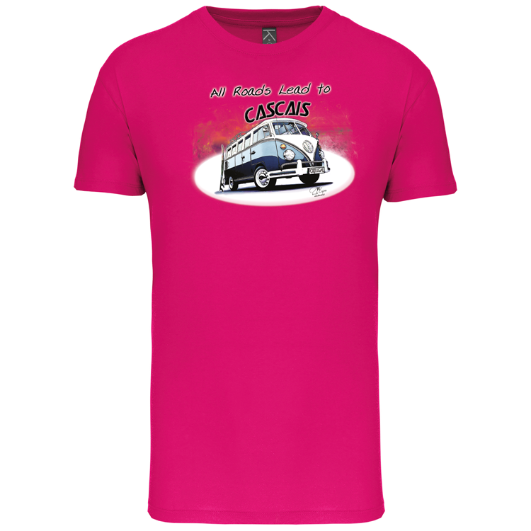 T-Shirt Algodão Biológico All Roads Lead to Cascais
