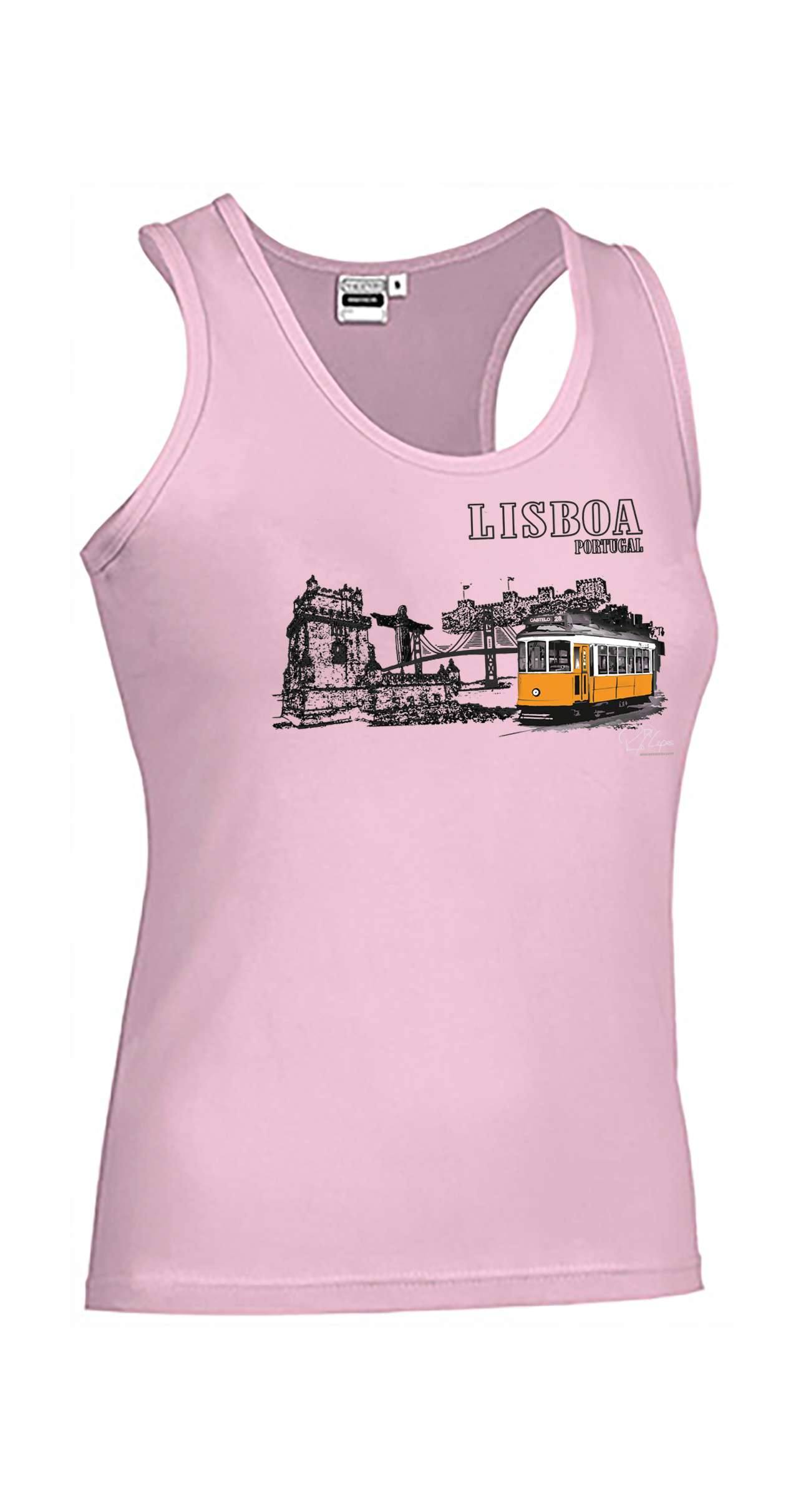 T-shirt Alças Senhora Monumentos Lisboa